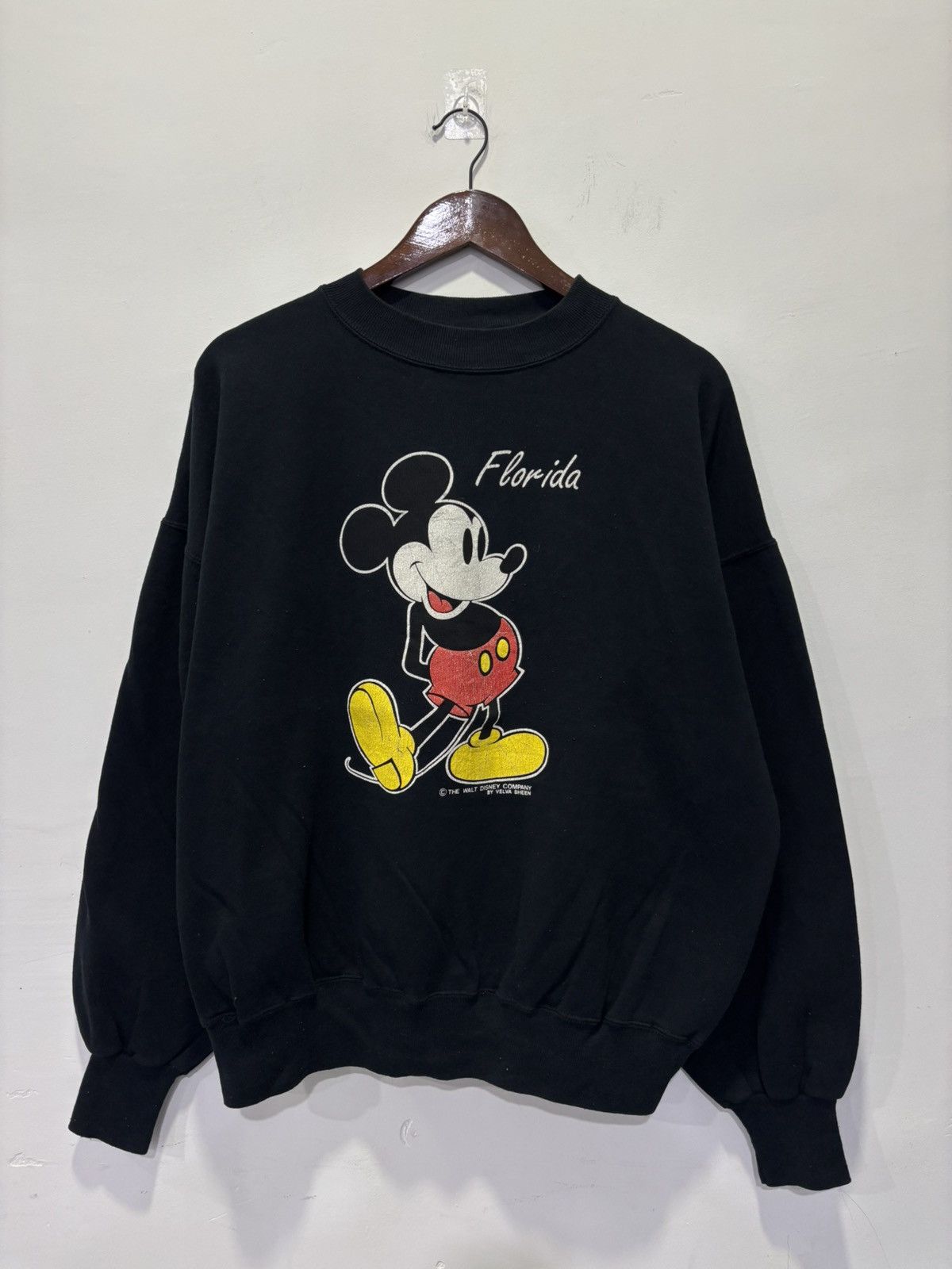 Disney Vintage Mickey Mouse Florida Sweatshirt Size US XL / EU 56 / 4 - 1 Thumbnail