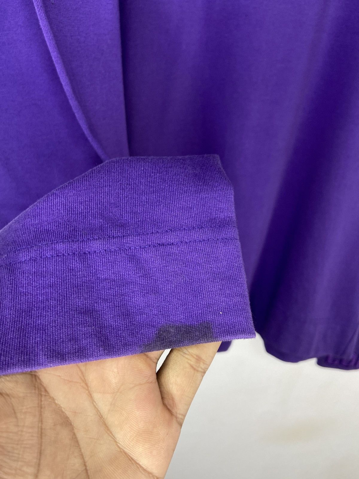 Hyein Seo × JJJJound × Juun.J SS18 Juun.J "Not Judgemental" Purple Embroidered Longsleeve Size US S / EU 44-46 / 1 - 13 Thumbnail