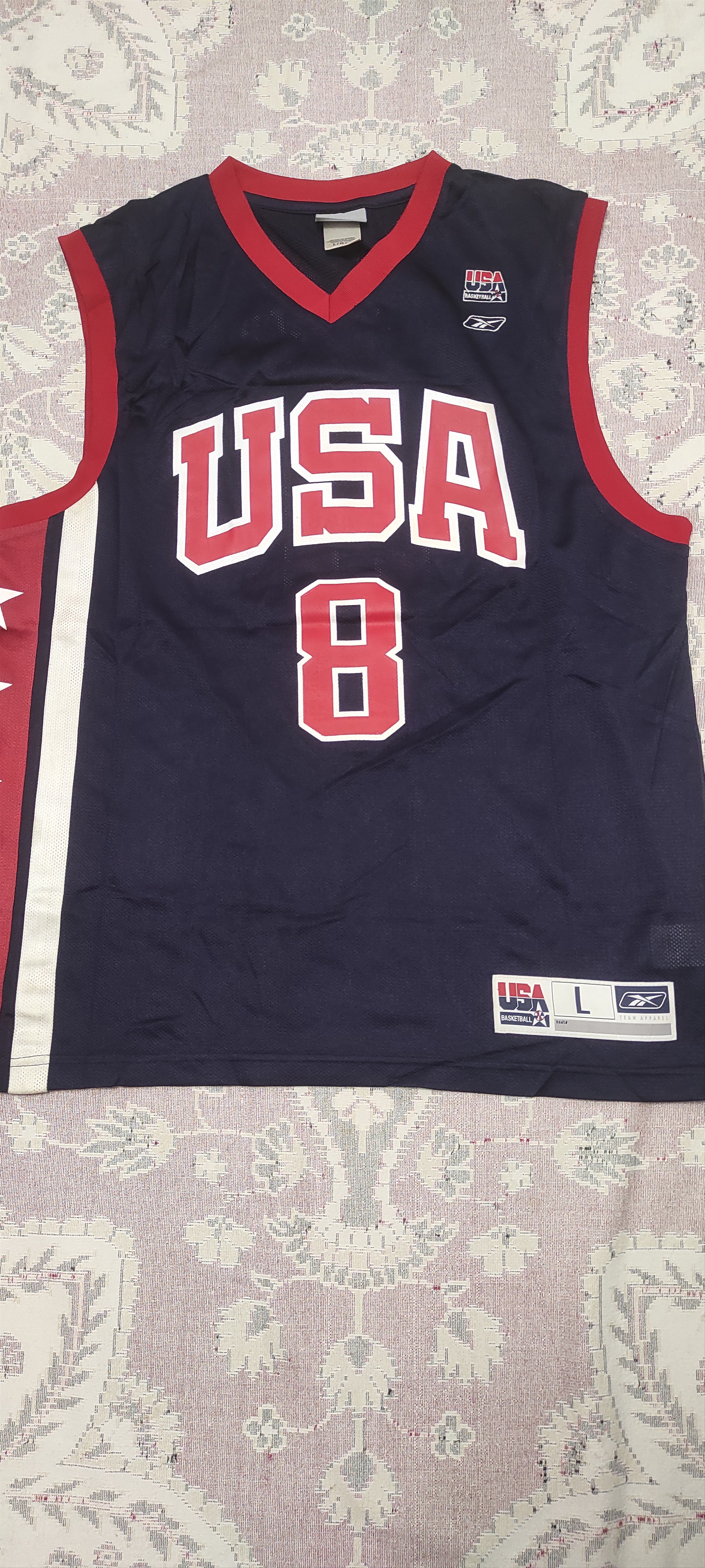 Reebok USA National Team Basketball Shirt Jersey Reebok #8 Bryant Size US L / EU 52-54 / 3 - 1 Thumbnail