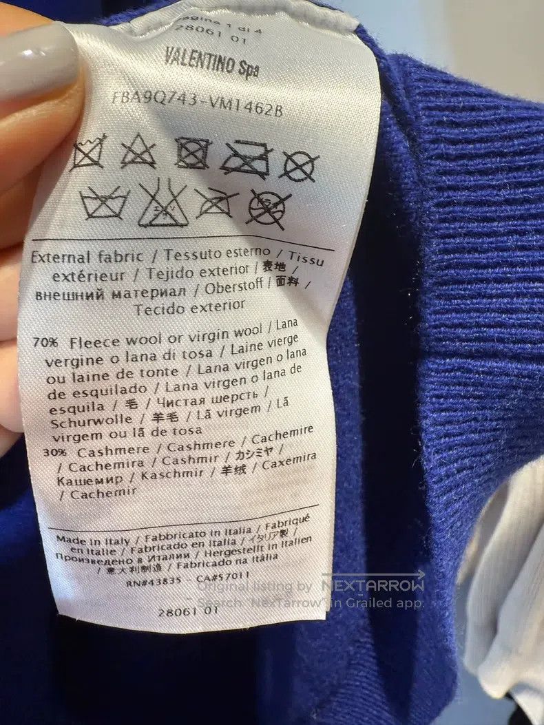 Valentino Valentino Cashmere sweater Size L / US 10 / IT 46 - 3 Thumbnail