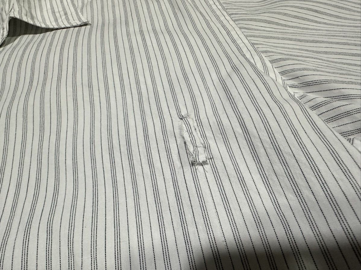 Comme des Garcons Homme 🔥Vintage Comme Des Garcons Homme Striped Shirt Modified Size Size US L / EU 52-54 / 3 - 4 Thumbnail