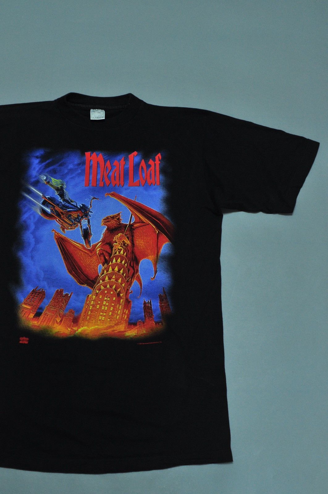 Band Tees × Vintage Vintage 1994 Meat Loaf T Shirt - Tour Concert Vtg Band Tee Size US XL / EU 56 / 4 - 25 Thumbnail