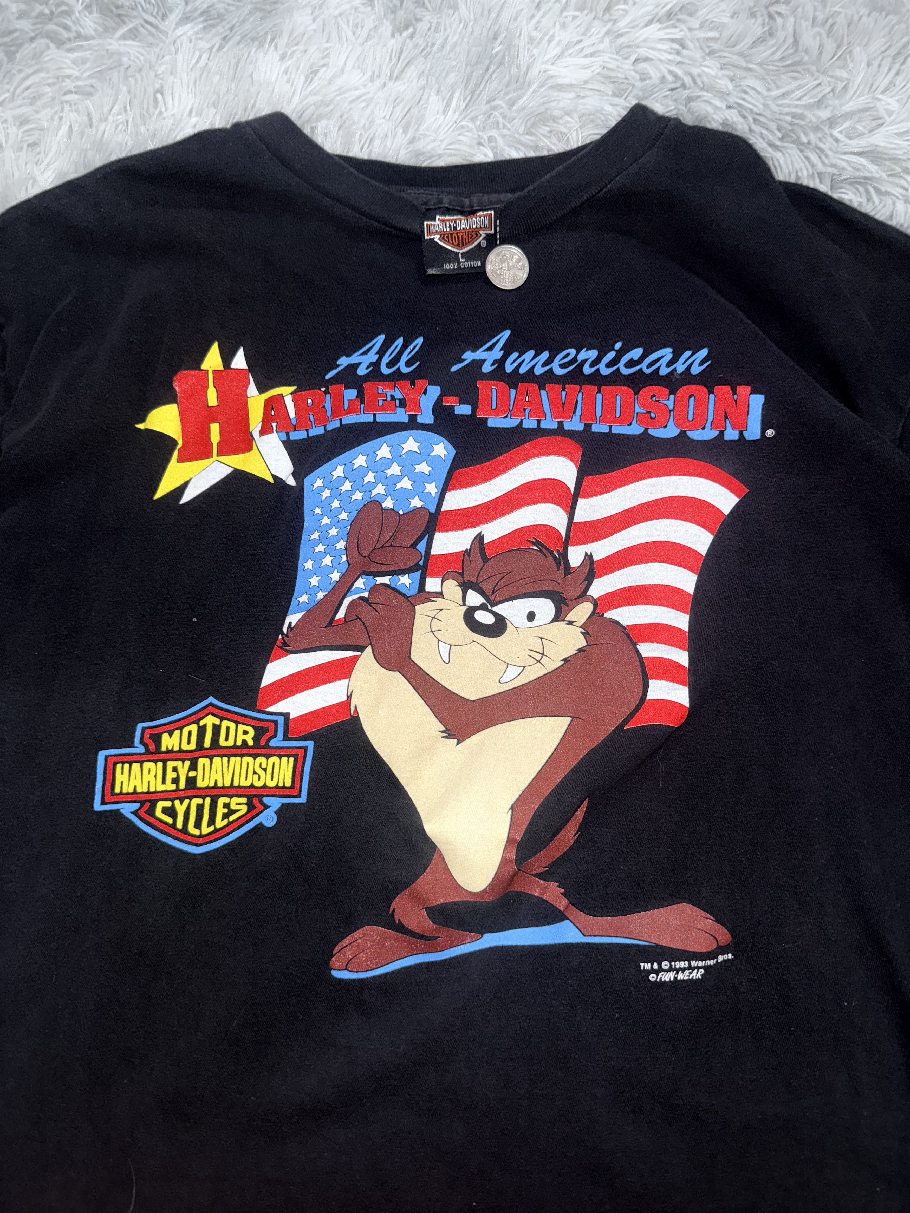 Harley Davidson 1993 Harley Taz GRAIL Size US L / EU 52-54 / 3 - 2 Thumbnail