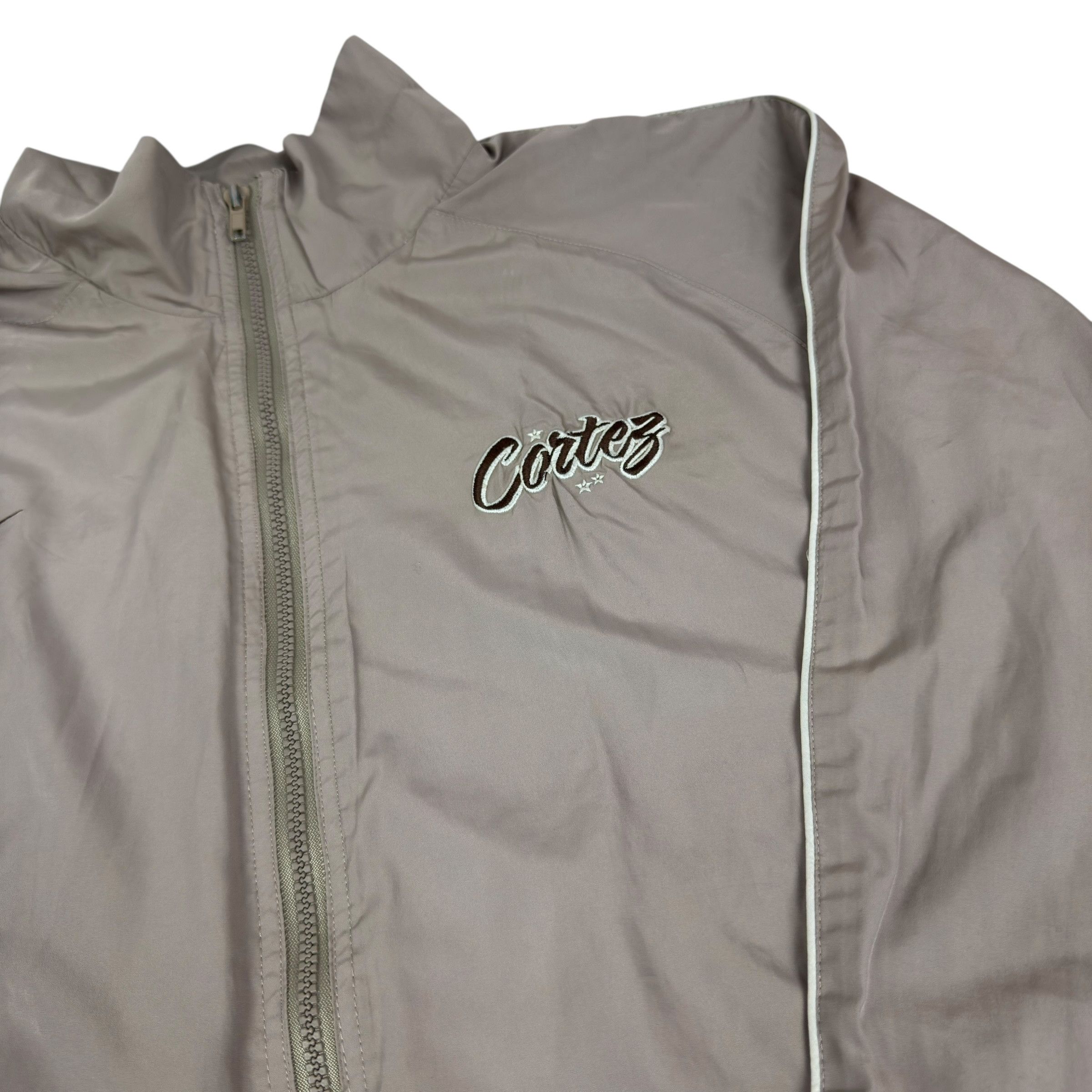 Nike × Vintage Nike Cortez Women Brown Solo Swoosh Full Zip Track Jacket XL Size XL / US 12-14 / IT 48-50 - 4 Thumbnail