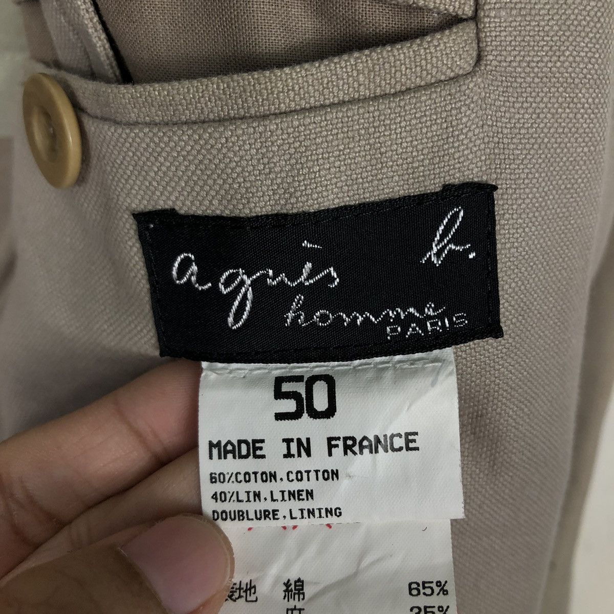 agnes b. 📌Vintage Chore Worker Jacket Agnes B. Made in France Size US M / EU 48-50 / 2 - 19 Thumbnail