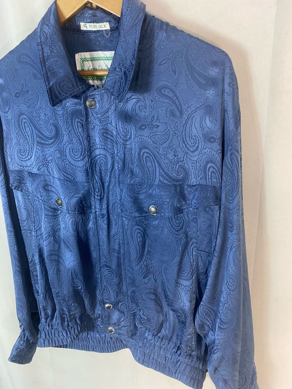 Designer × Japanese Brand × Vintage Unisex🔥croix du did couture pure silk zipper jacket Size US M / EU 48-50 / 2 - 3 Thumbnail
