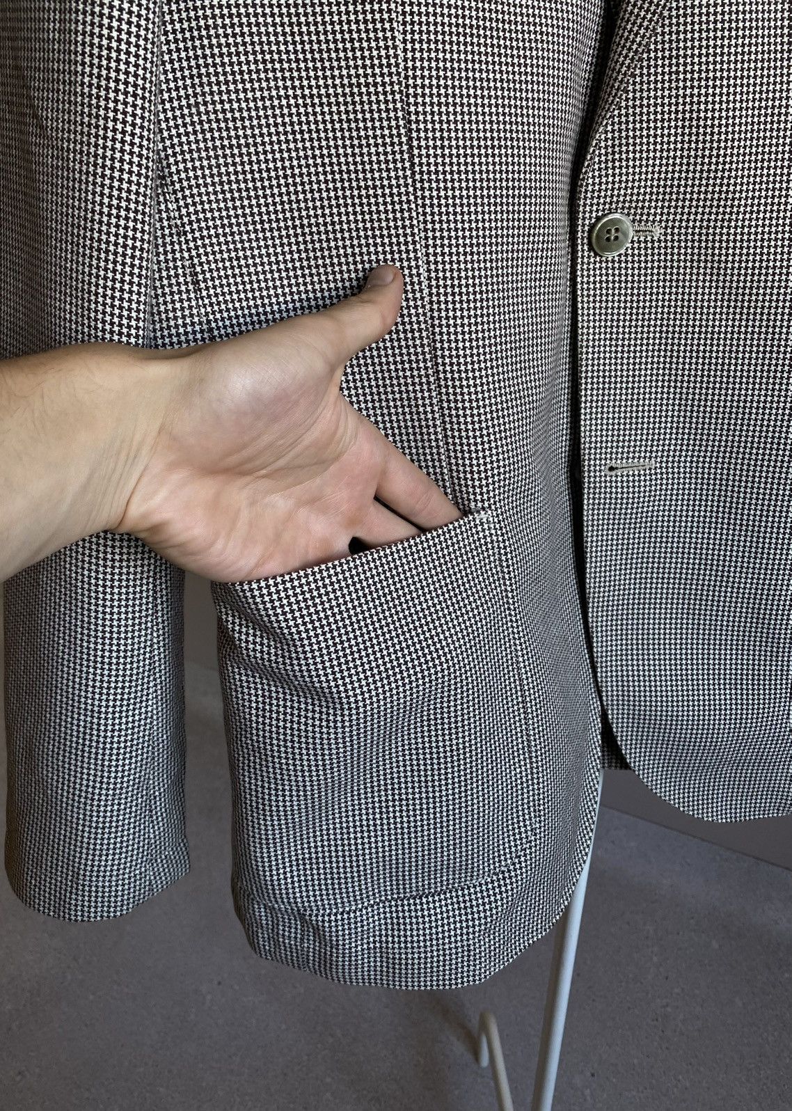 L.B.M. 1911 L.B.M. 1911 Cotton Linen Blazer Jacket Size 50R - 14 Thumbnail