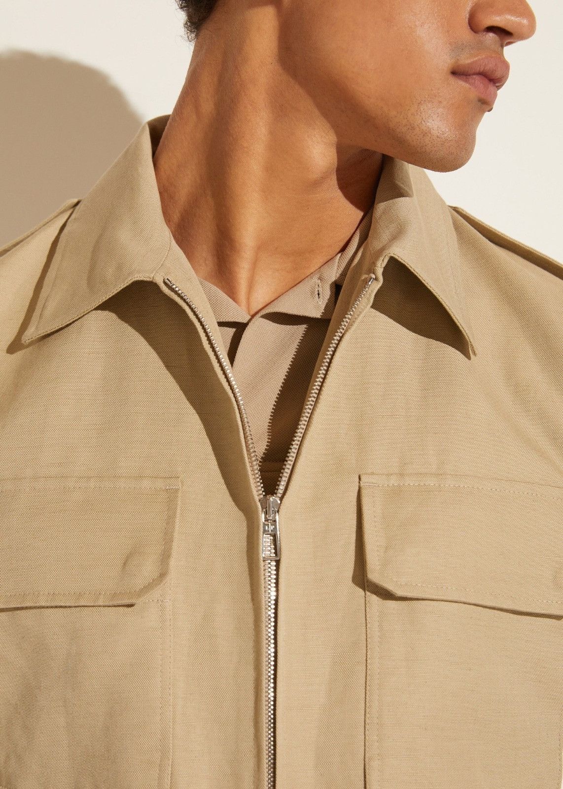 Loro Piana o1srvl11e0924 Nauro Jacket in Beige Size US XL / EU 56 / 4 - 7 Thumbnail