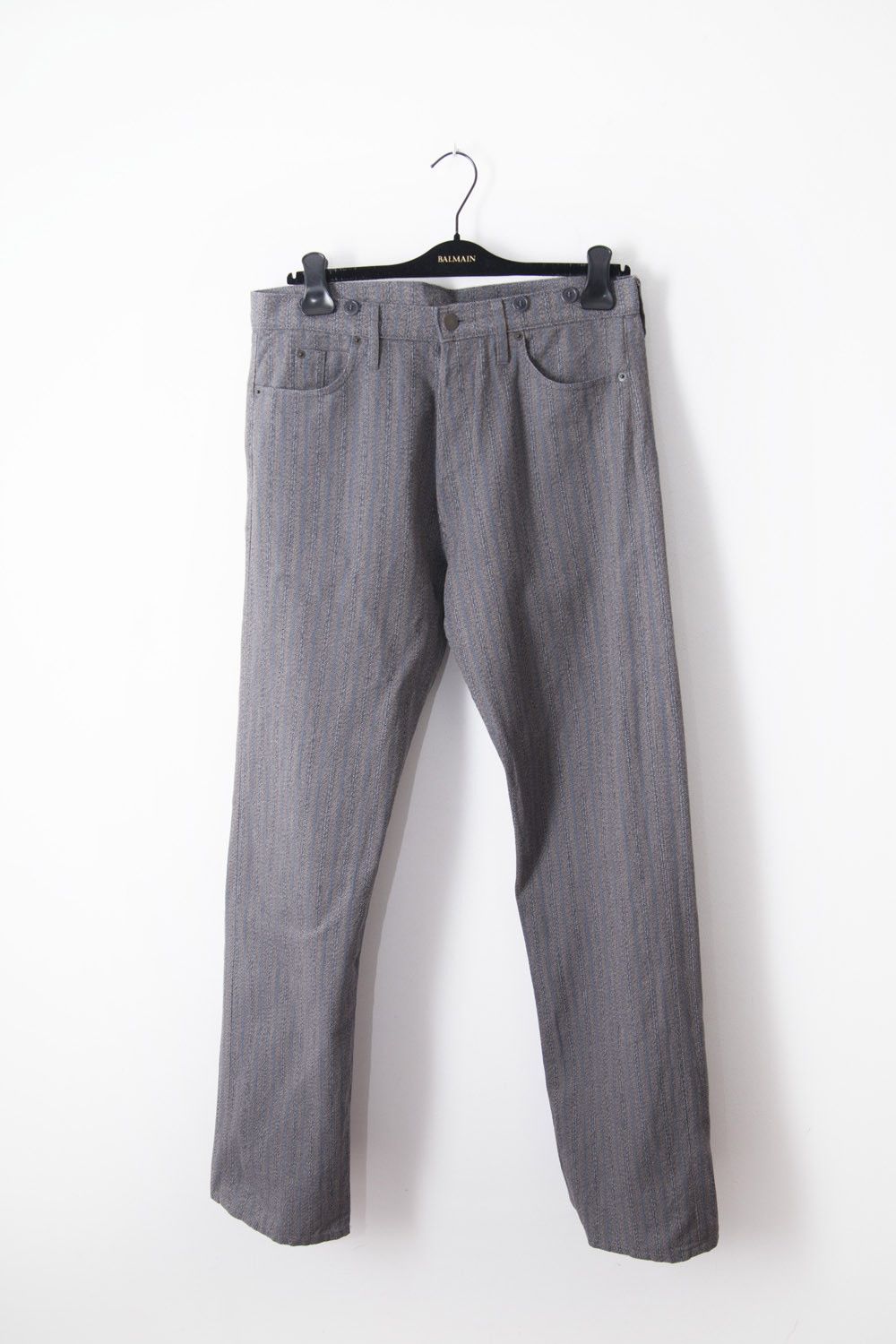 Nigel Cabourn Vintage striped work trousers Size US 32 / EU 48 - 1 Thumbnail