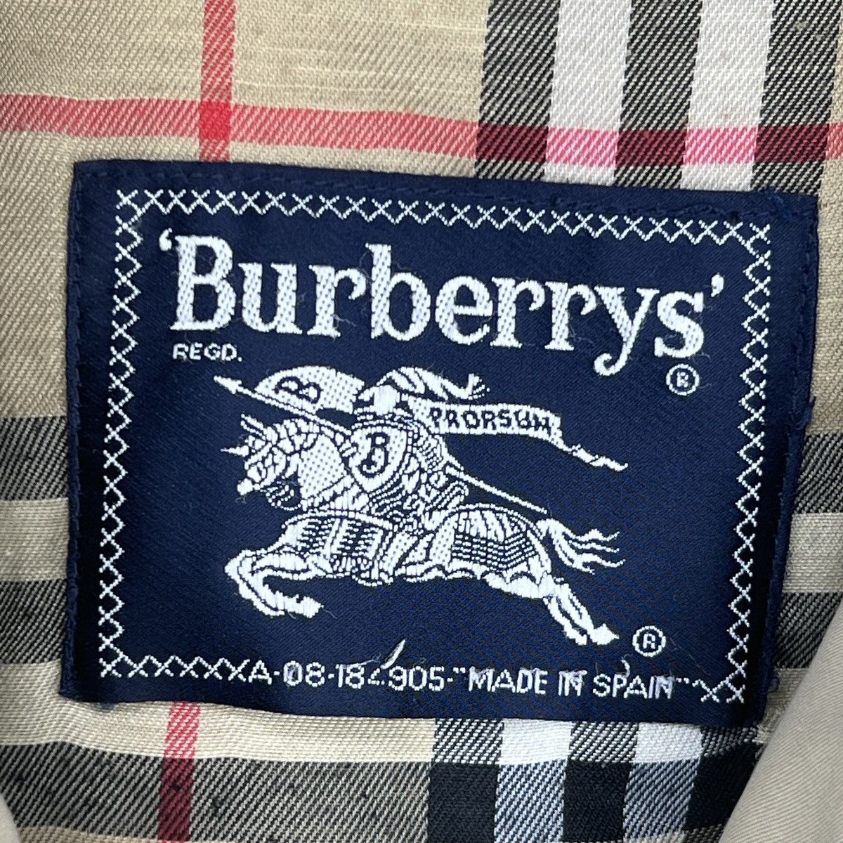 Burberry × Designer × Vintage Vintage 90s Burberry Bomber Nova Check Beige Jacket Size US M / EU 48-50 / 2 - 6 Thumbnail