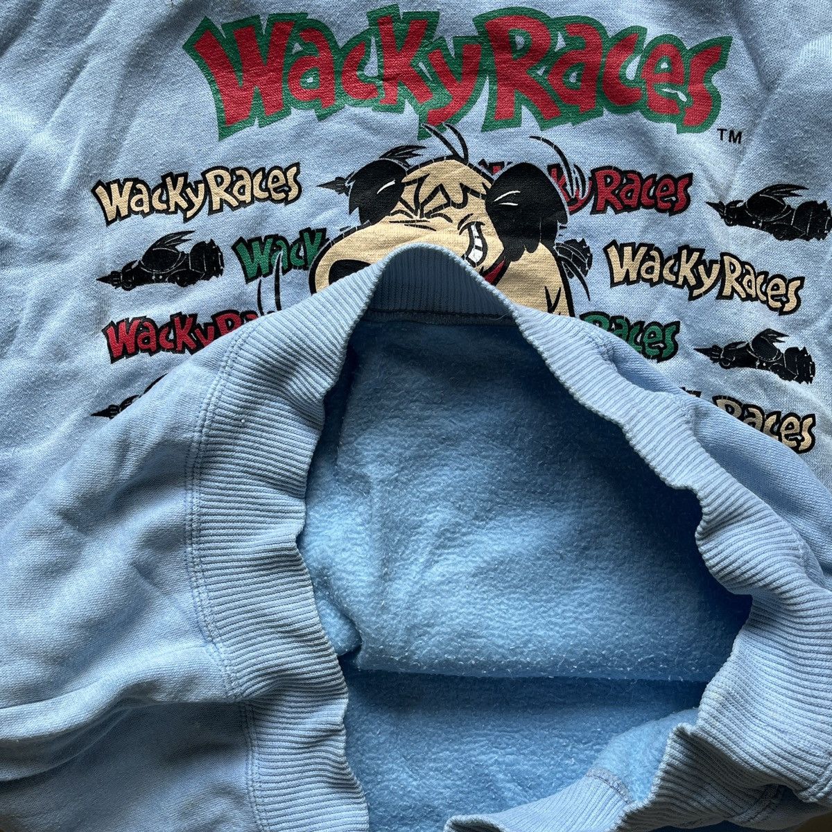 Cartoon Network × Vintage Hanna Barbera 1994 Wacky Races Cartoon Network Sweater Size US M / EU 48-50 / 2 - 16 Thumbnail