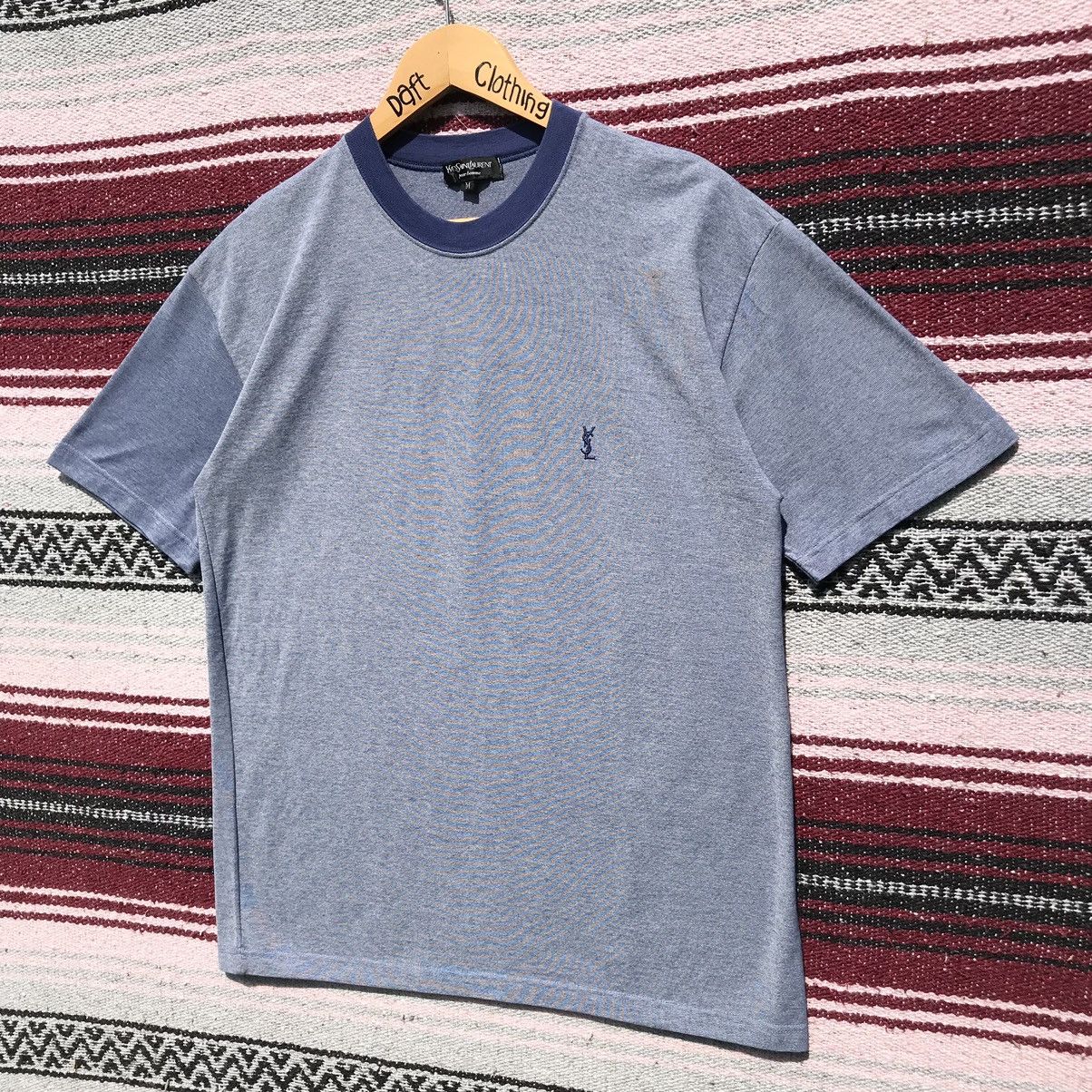 Yves Saint Laurent Vintage Yves Saint Lauren Small Logo Shirt YSL Luxury Size US M / EU 48-50 / 2 - 3 Thumbnail