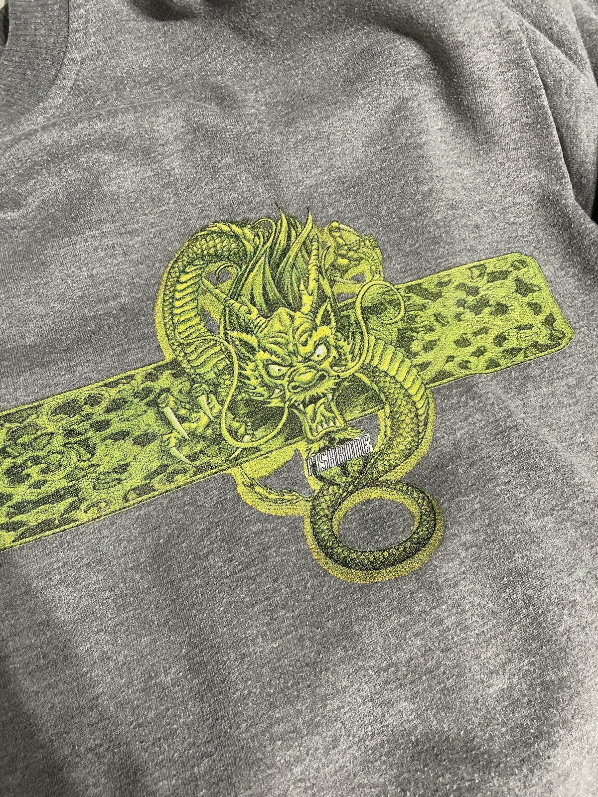 Japanese Brand × Vintage 90s Fishbone Sweatshirt Size US L / EU 52-54 / 3 - 3 Thumbnail