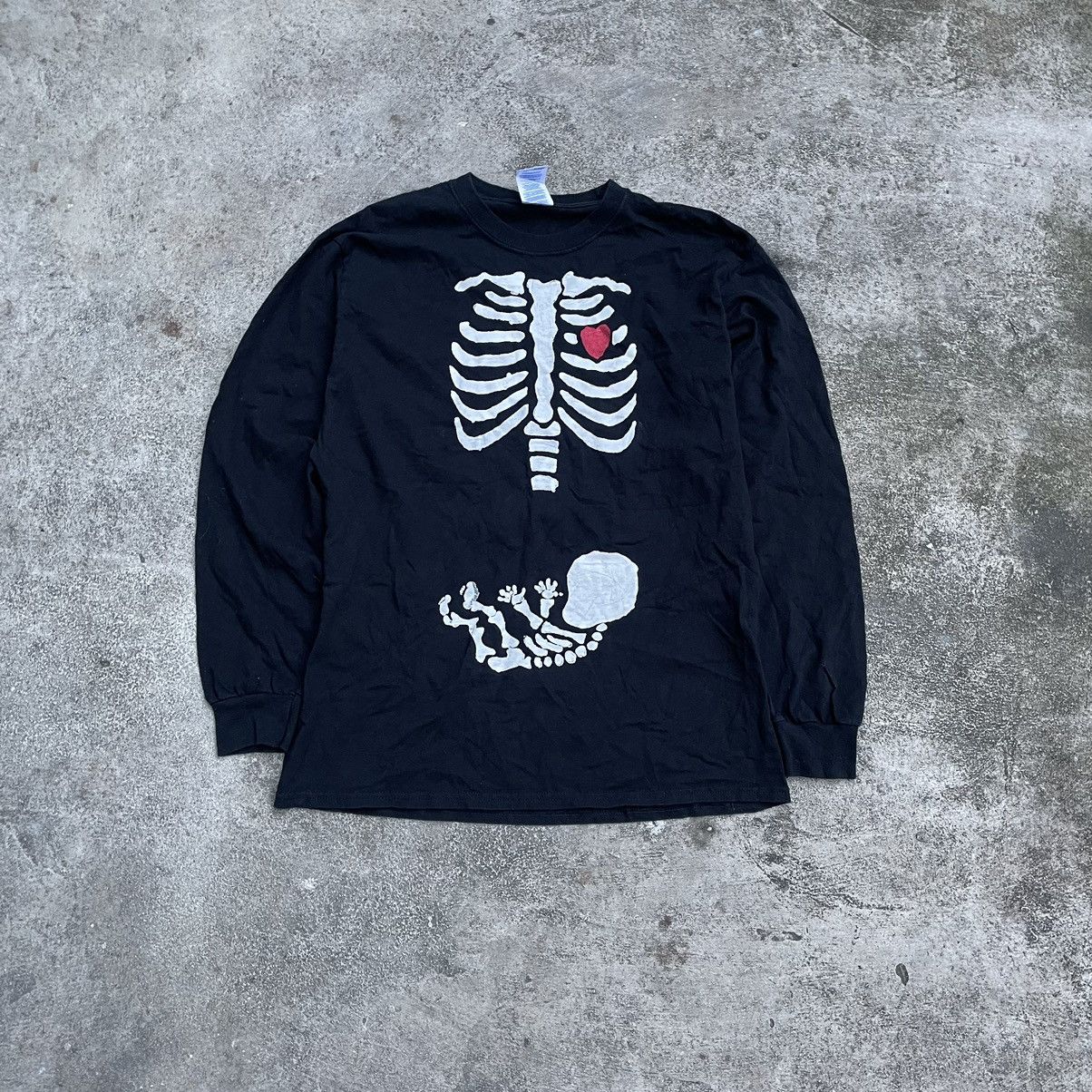 Vintage Vintage Y2K SKETON SKULLS Absurd Art Dead Babe Buymypiece Size US M / EU 48-50 / 2 - 1 Thumbnail