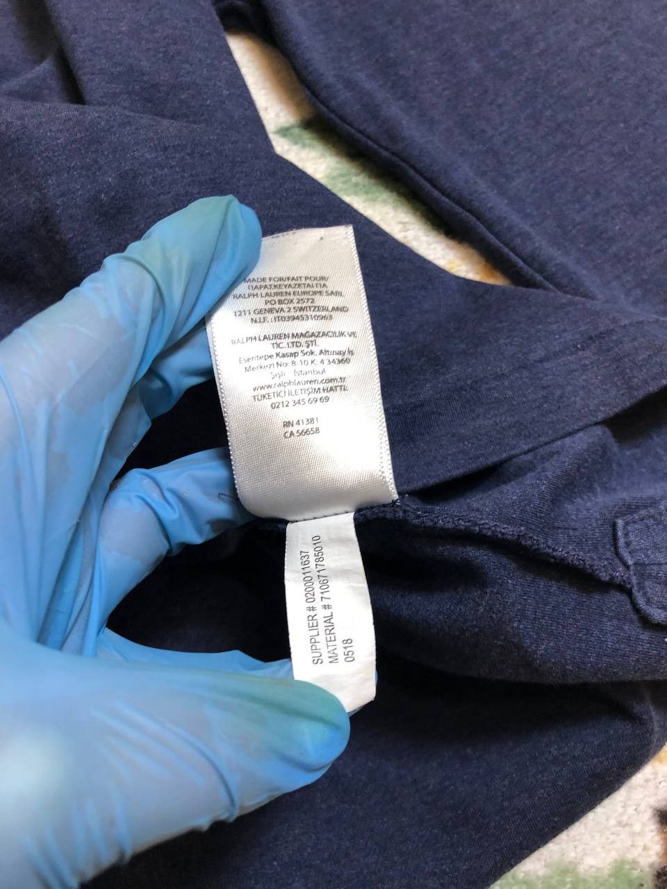 Polo Ralph Lauren Polo By Ralph Lauren Men's Shirt Navy Large Long Sleeve Size US L / EU 52-54 / 3 - 3 Thumbnail