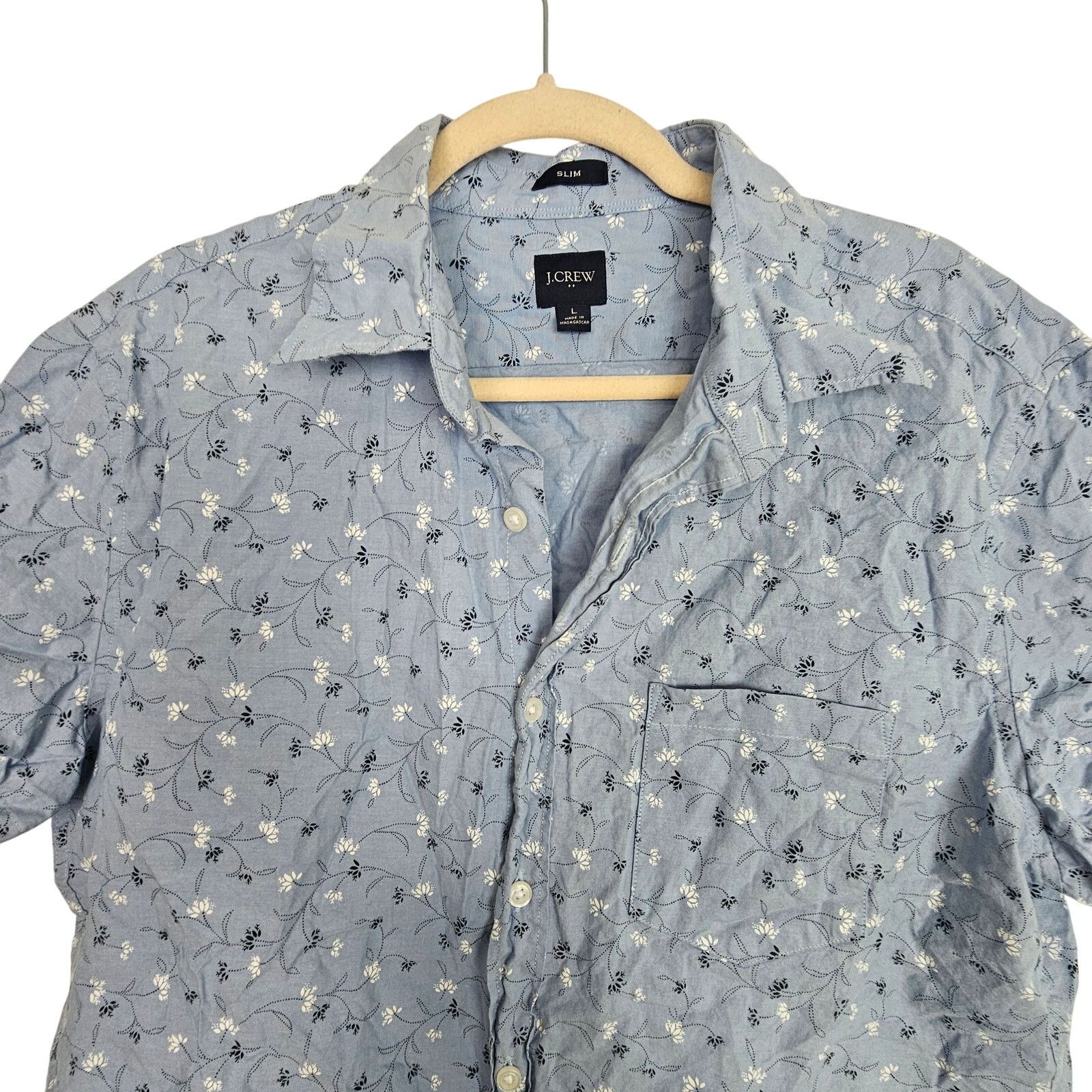 J.Crew J. Crew Mens Floral Shirt M Slim Fit Preppy Resortwear Beach Size US L / EU 52-54 / 3 - 2 Thumbnail