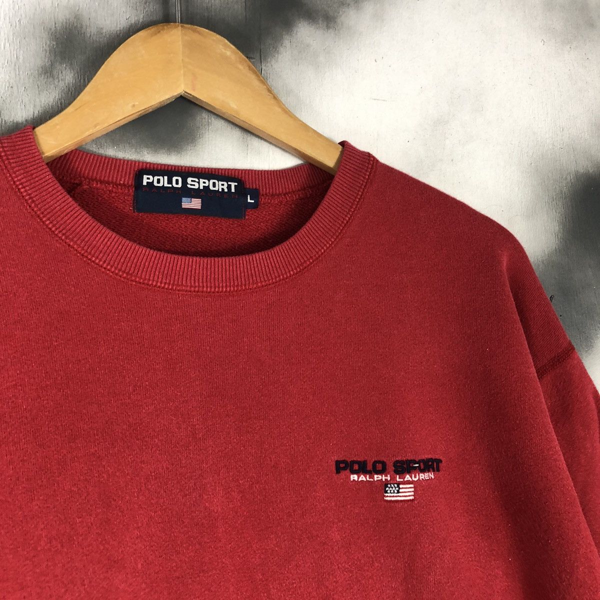 Polo Ralph Lauren × Vintage Vintage Polo Sport Ralph Lauren America Flag Embroidered Size US L / EU 52-54 / 3 - 2 Thumbnail