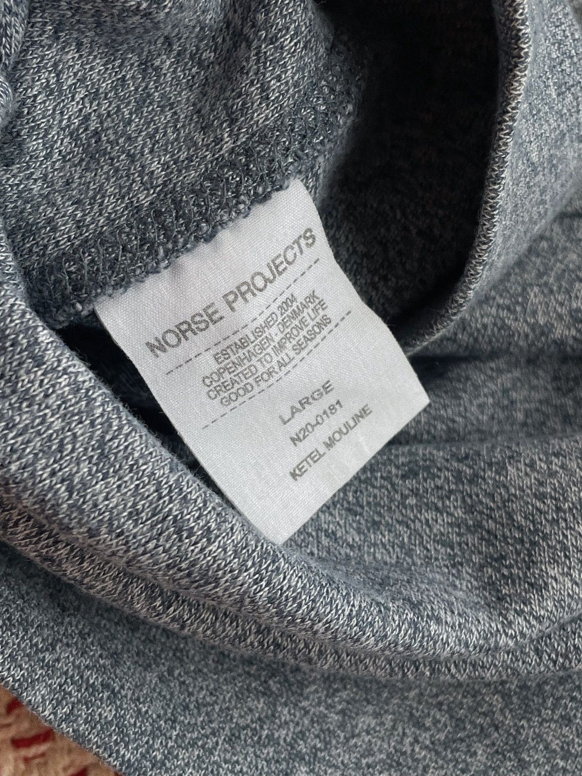Norse Projects Norse Projects Ketel Mouline Sweatshirt Size US L / EU 52-54 / 3 - 11 Thumbnail