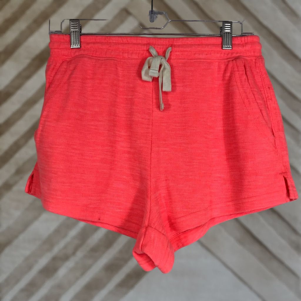 Vintage Aerie Neon Coral Athletic Shorts Womens Small - Stretch Fabric Size 28" / US 6 / IT 42 - 1 Thumbnail