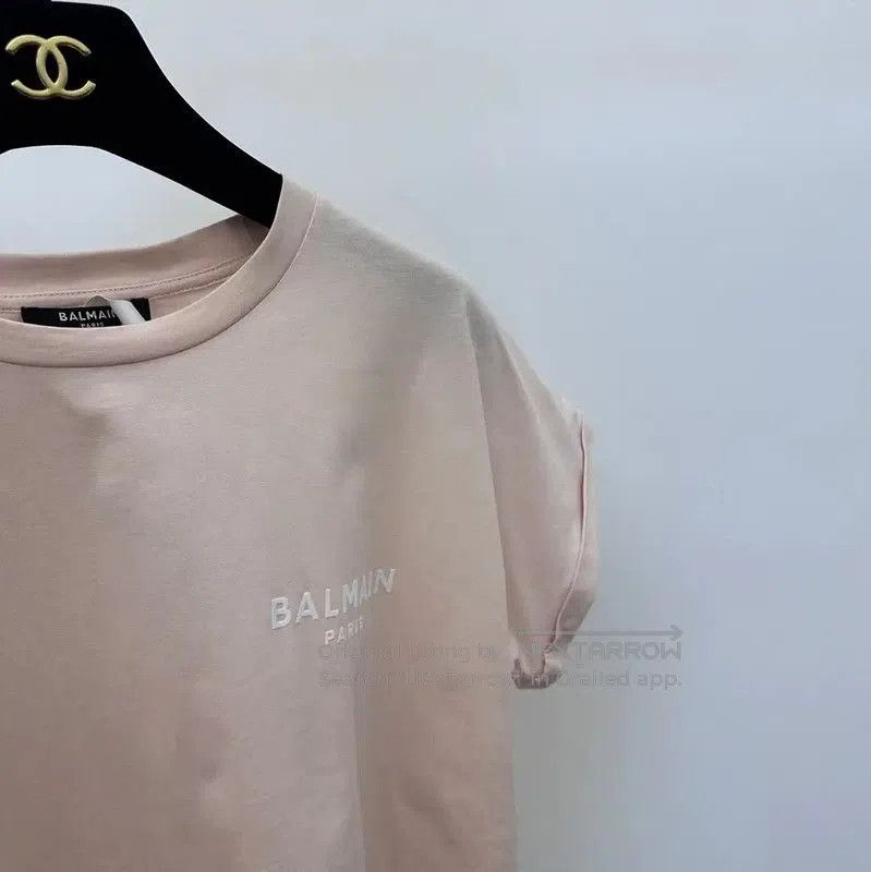 Balmain Balmain Pink Women's T-Shirt . Size M / US 6-8 / IT 42-44 - 3 Thumbnail