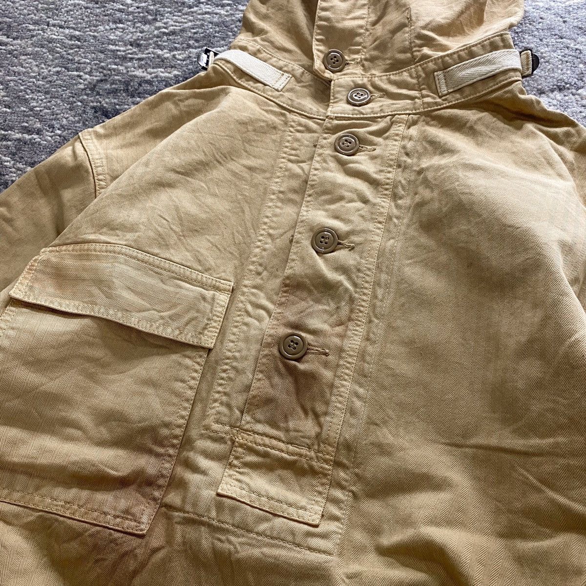 If Six Was Nine × Japanese Brand 68 & Brothers Construction Battalions Smoke Jacket Size US L / EU 52-54 / 3 - 3 Thumbnail