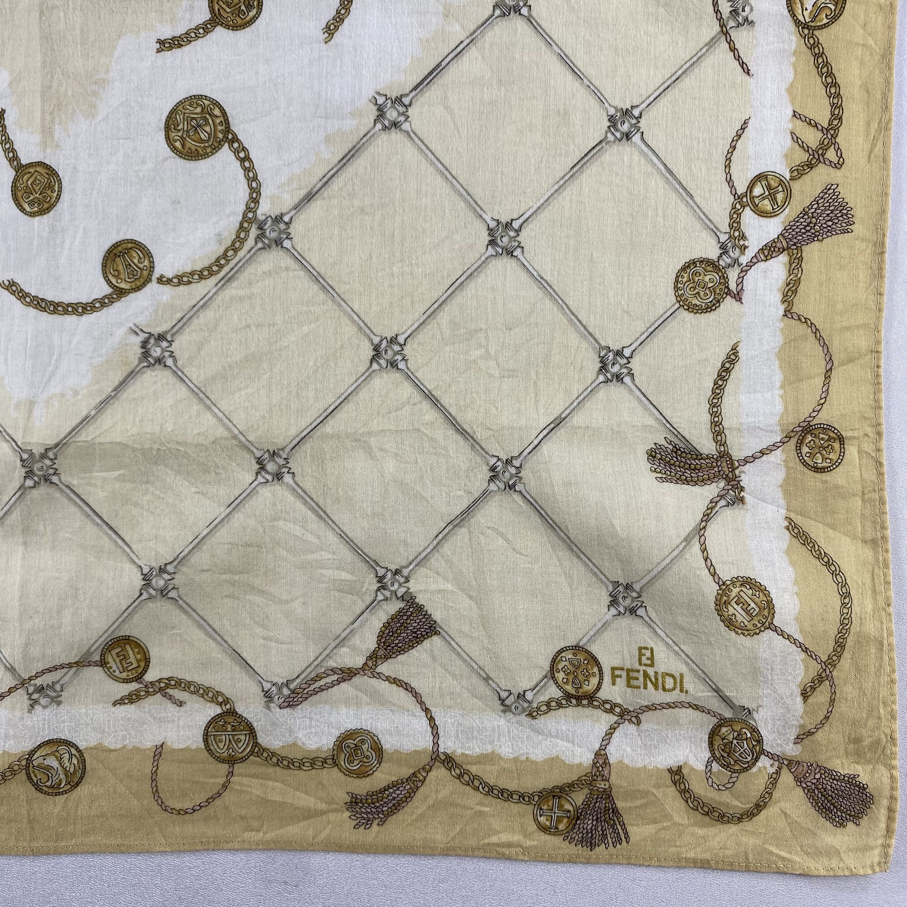 Vintage Fendi Bandana/ Handkerchief / Neckerchief Size ONE SIZE - 3 Thumbnail