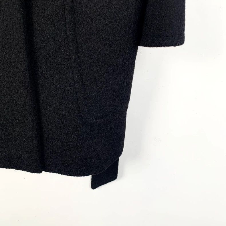 Max Mara Max Mara Black cashmere belt coat Size S / US 4 / IT 40 - 4 Thumbnail