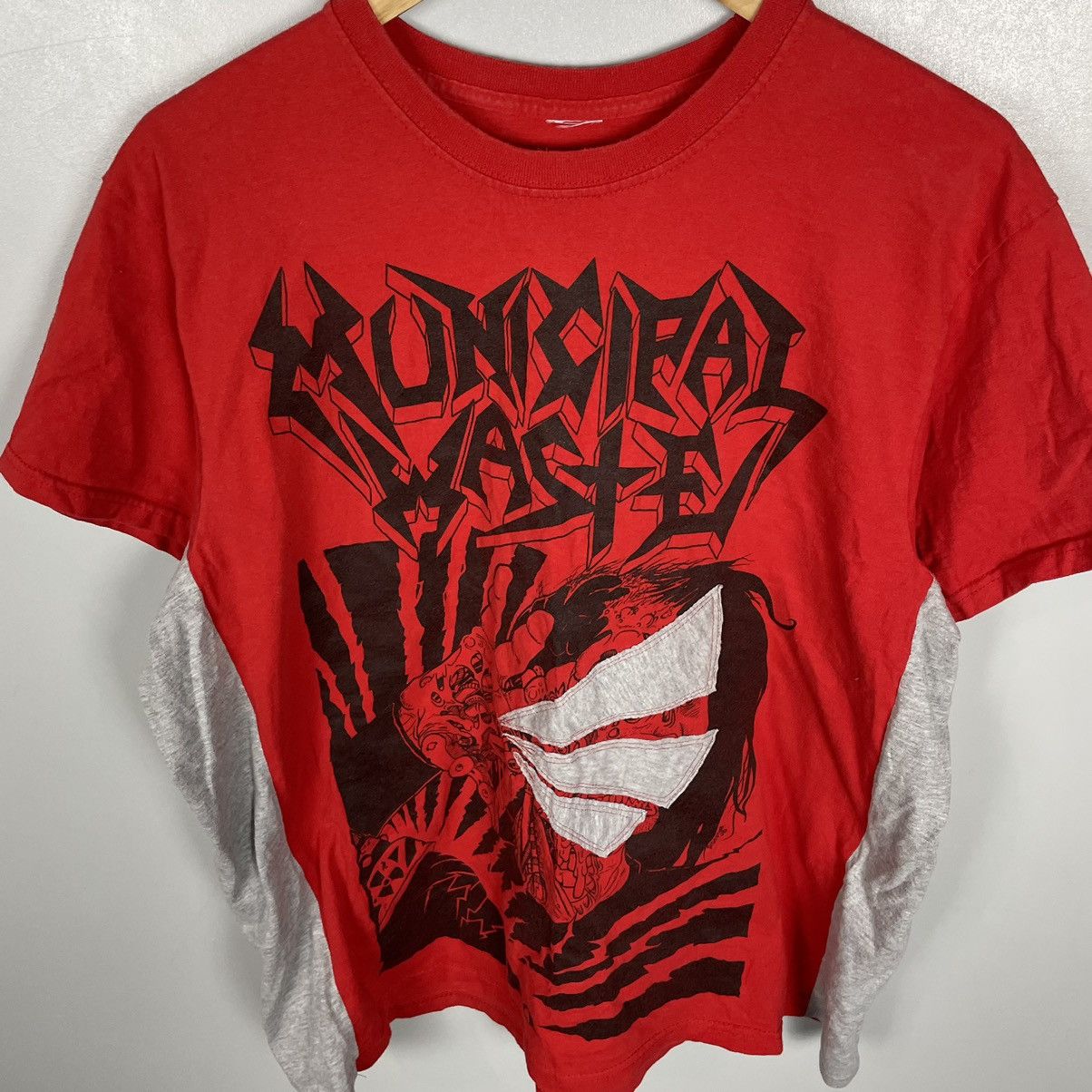 Band Tees × Vintage Vintage Municipal Waste retro T-shirt Size US L / EU 52-54 / 3 - 5 Thumbnail