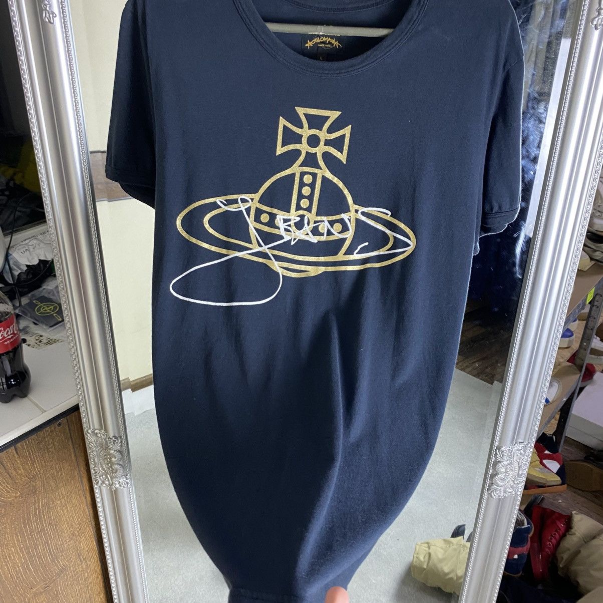 Vivienne Westwood VIVIENNE WESTWOOD T-SHIRT BIG LOGO GRAPHIC DESIGN Size US L / EU 52-54 / 3 - 3 Thumbnail