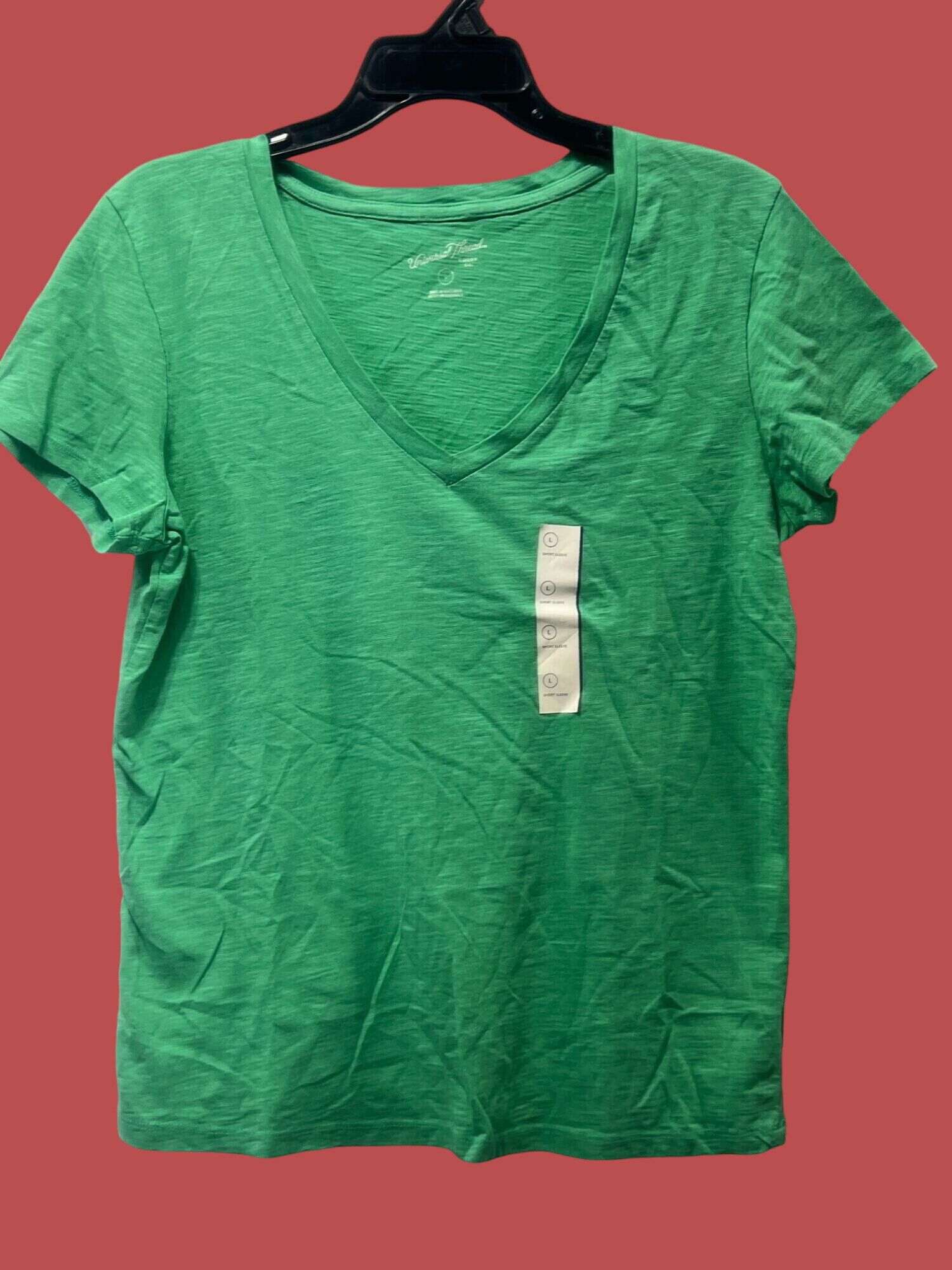 Other Universal Thread - Women's Fitted V-Neck Short Sleeve T-Shir Size L / US 10 / IT 46 - 3 Thumbnail