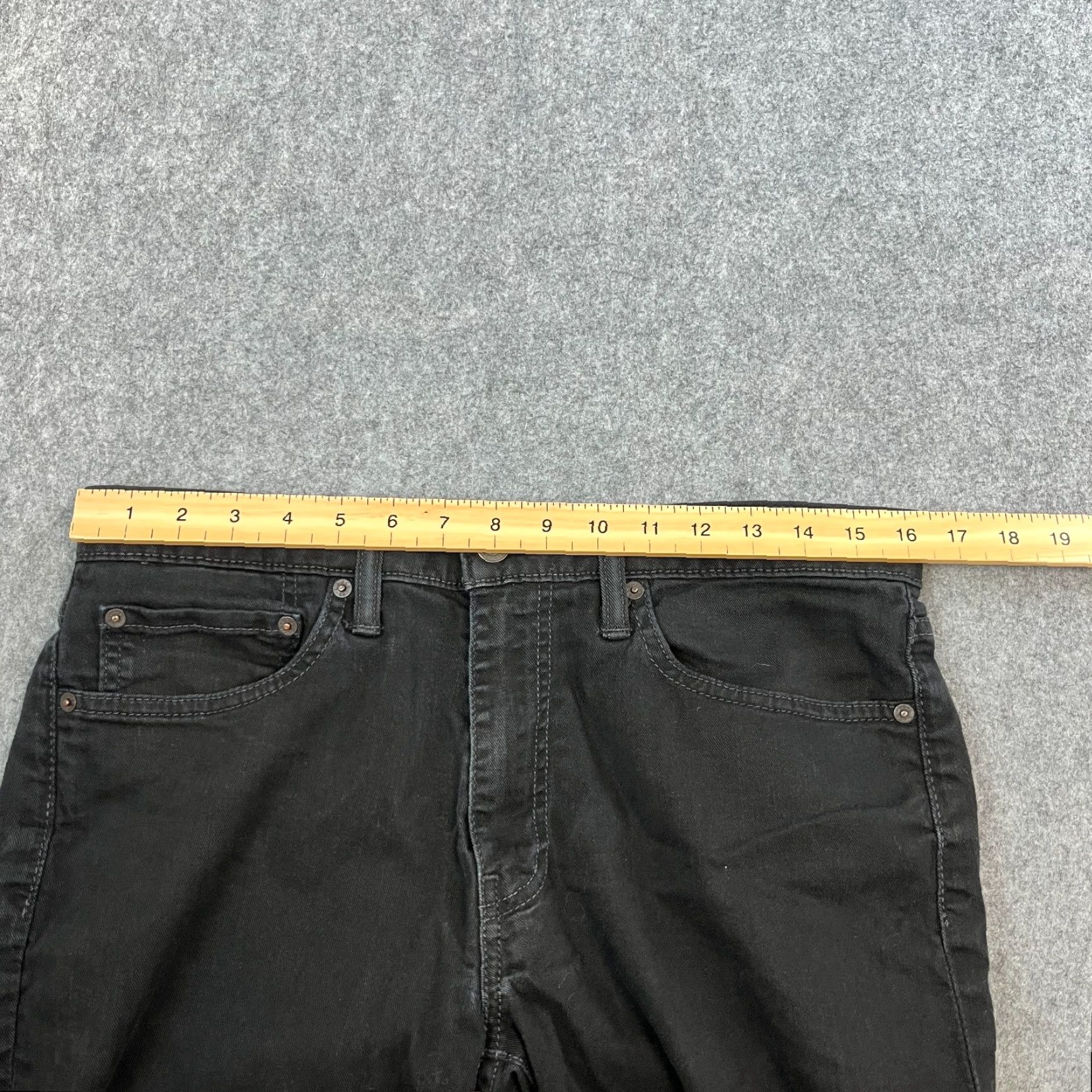 Levi's Levi's 511 Jeans Slim Tapered 32 32 Dark Wash Black Stretch Zip Fly - Levi's Denim Men Jeans 5-Pocket Modern Fit 32x32 Size US 32 / EU 48 - 6 Thumbnail