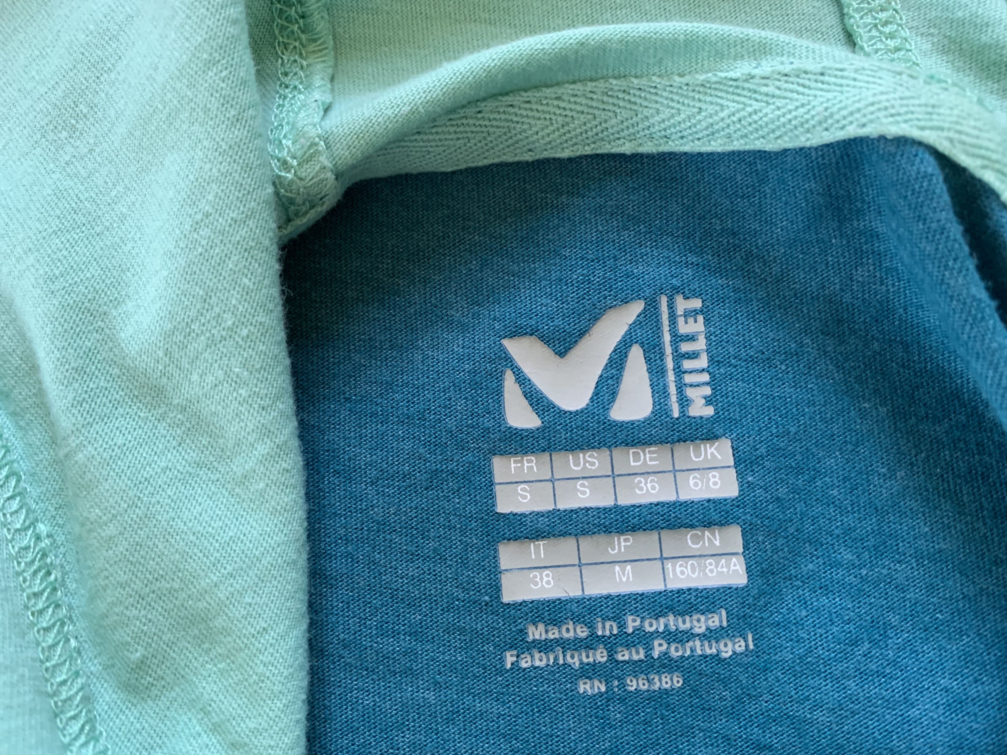 Other Womens Millet Teal Short Sleeve Hoodie Size S / US 4 / IT 40 - 6 Thumbnail