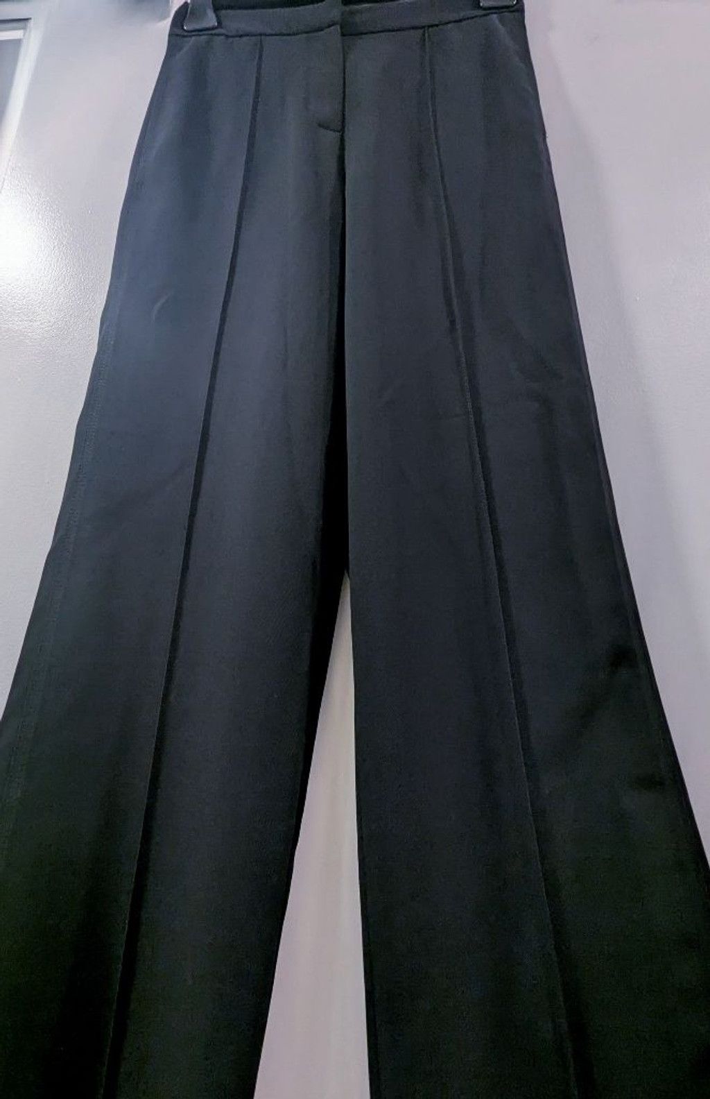 Reiss REISS Black Straight Leg Trousers Size UK10/US6 Size 28" / US 6 / IT 42 - 3 Thumbnail