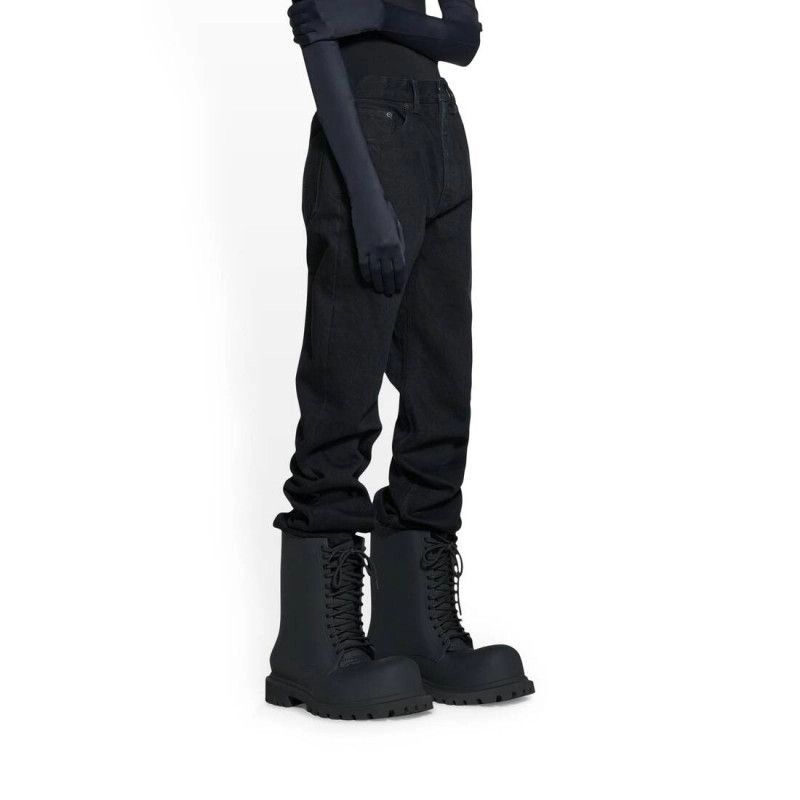 Balenciaga o1in1g1224 Relaxed Jeans in Black Size US 32 / EU 48 - 5 Thumbnail