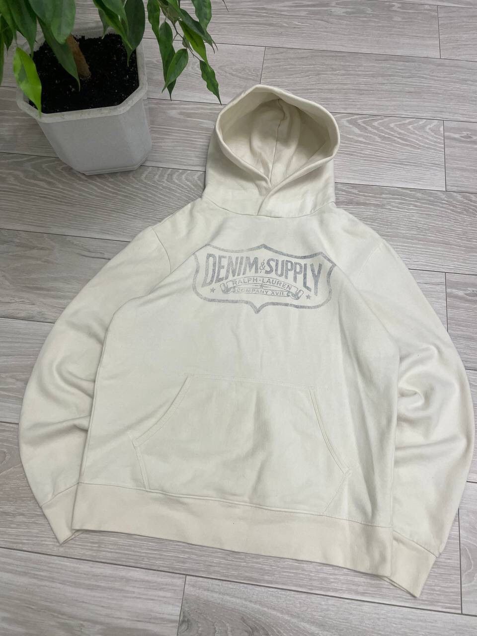 Denim & Supply Ralph Lauren × Ralph Lauren × Vintage Vintage Denim & Supply Ralph Lauren Logo Hoodie Y2K Size US M / EU 48-50 / 2 - 2 Thumbnail