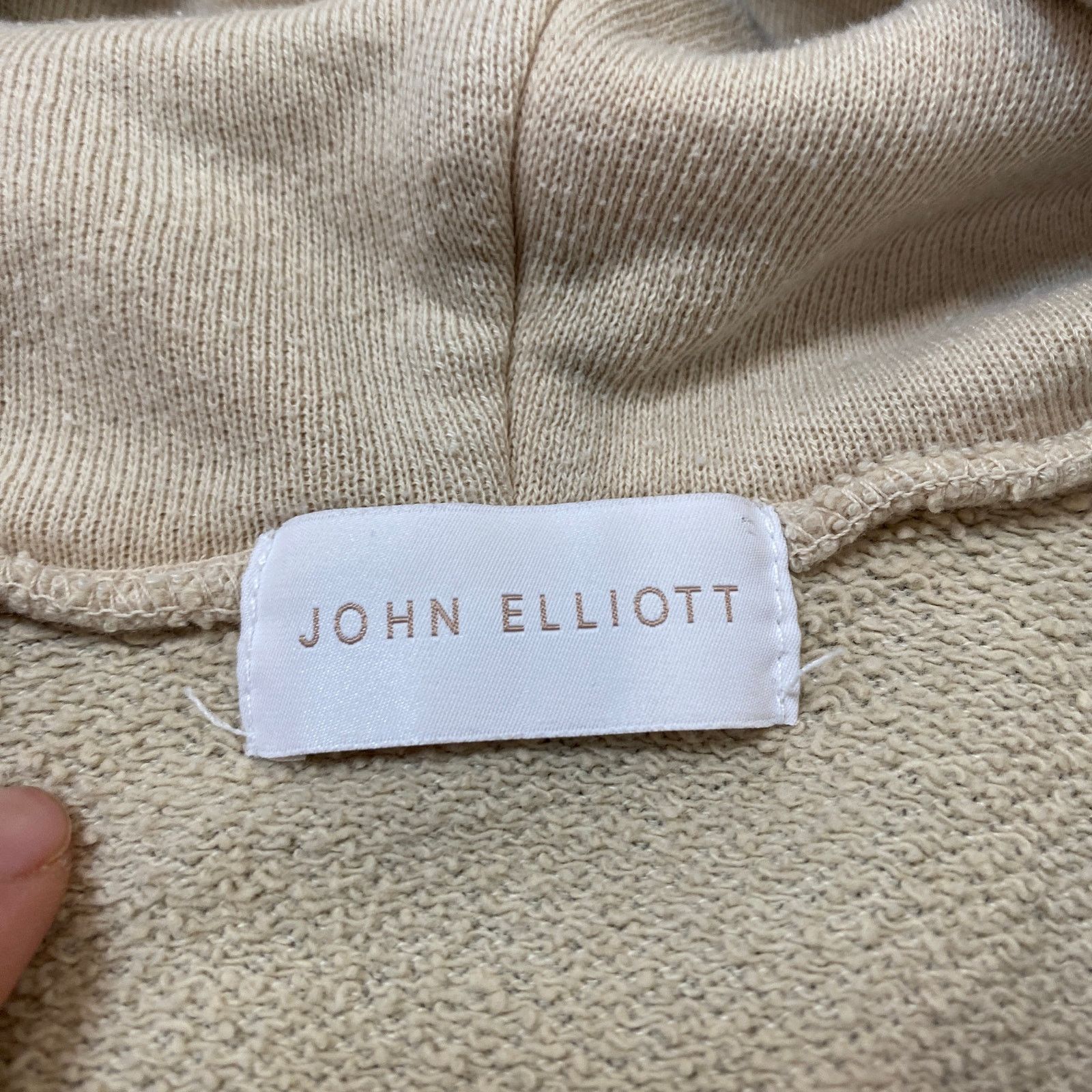 John Elliott John Elliot Replica Vintage Pullover Hoodie Cream Men's XL Size US XL / EU 56 / 4 - 5 Thumbnail