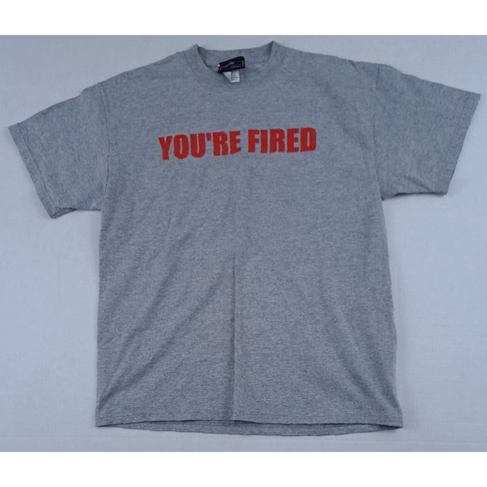 Vintage NBC T-Shirt Unisex Adults Gray Short Sleeve Crew Neck Unused? Pre-Owned Your Fired The Apprentice Donald Trump L Size US L / EU 52-54 / 3 - 2 Thumbnail