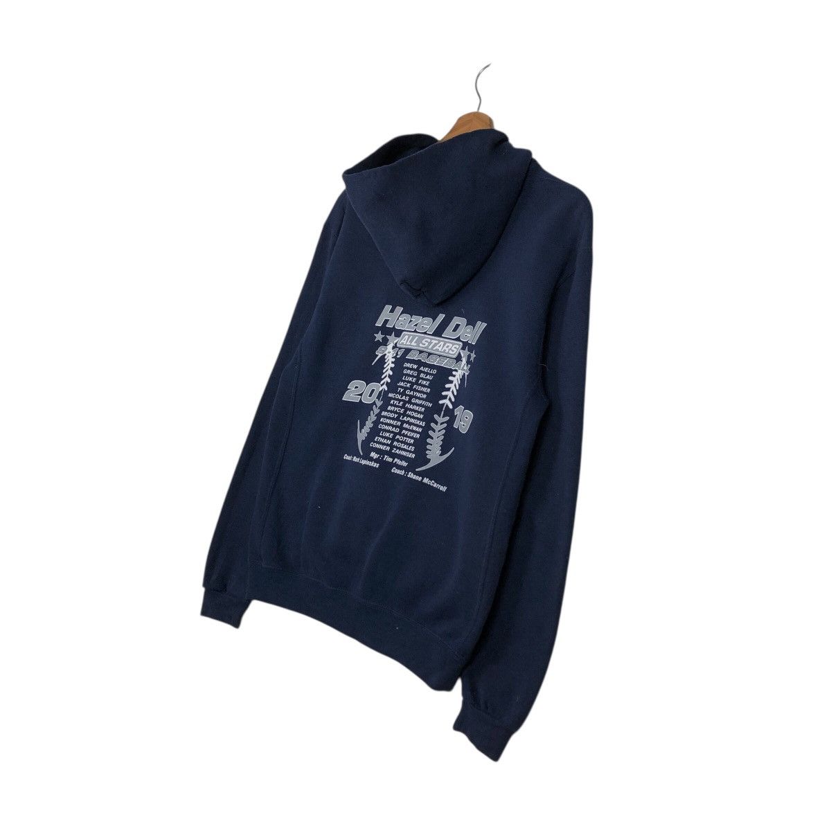 Russell Athletic × Vintage 📌Vintage Hoodie Pull Over Russell Athletic Big Logo Design Size US XL / EU 56 / 4 - 12 Thumbnail