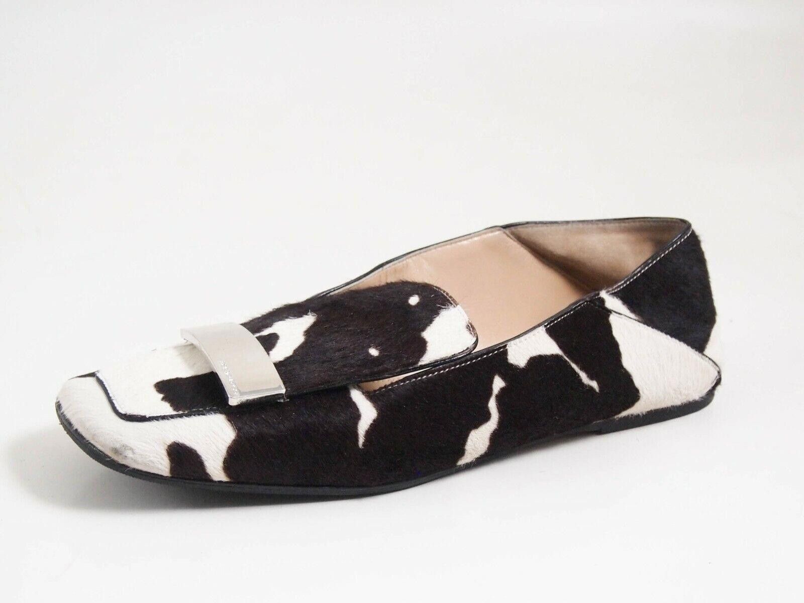 Sergio Rossi Sergio Rossi SR1 Mules Loafers Brown Cowhide EU 38.5 US 8.5 Size US 8.5 / IT 38.5 - 1 Thumbnail
