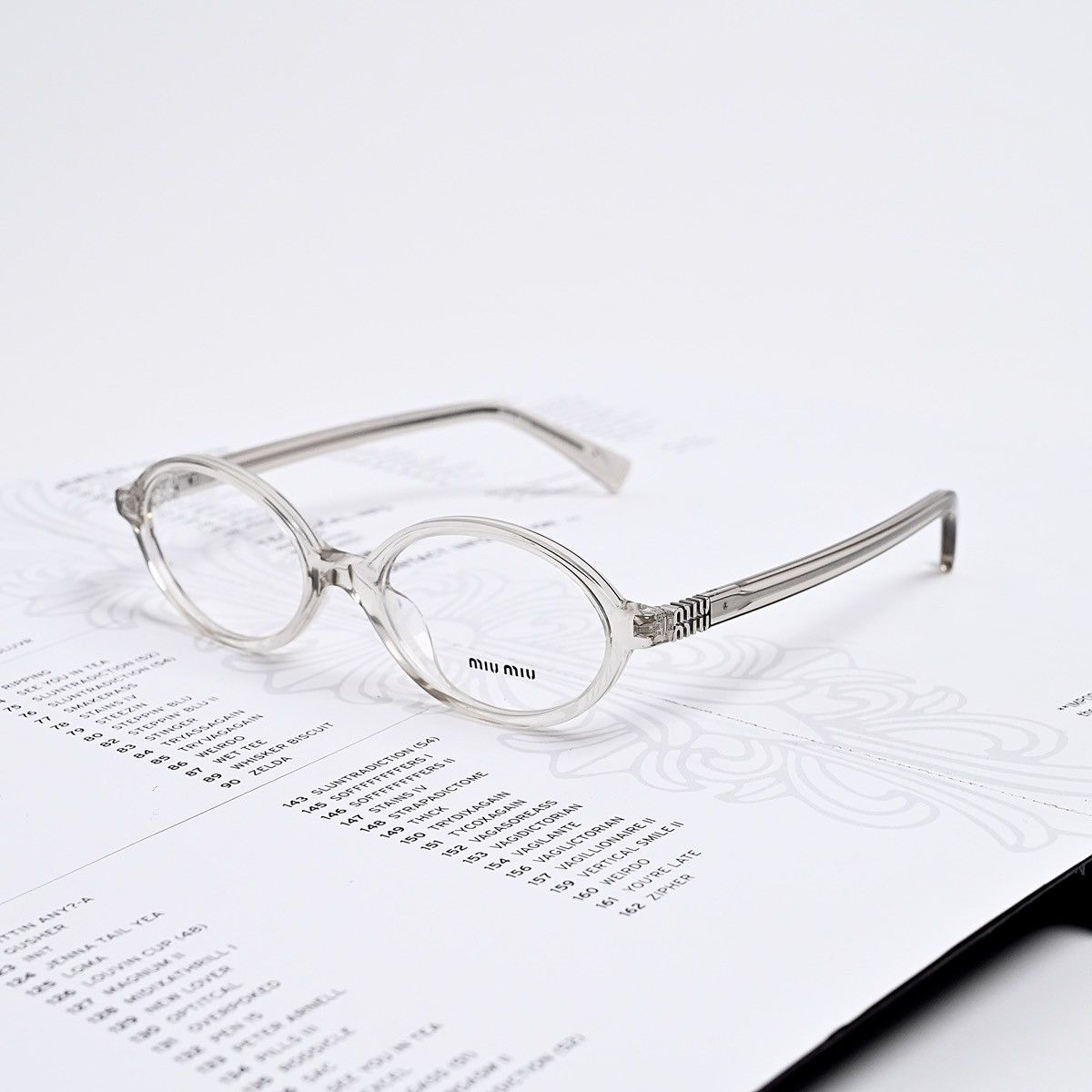 Miu Miu MIU MIU 0MU 01XV GLASSES Size ONE SIZE - 1 Thumbnail