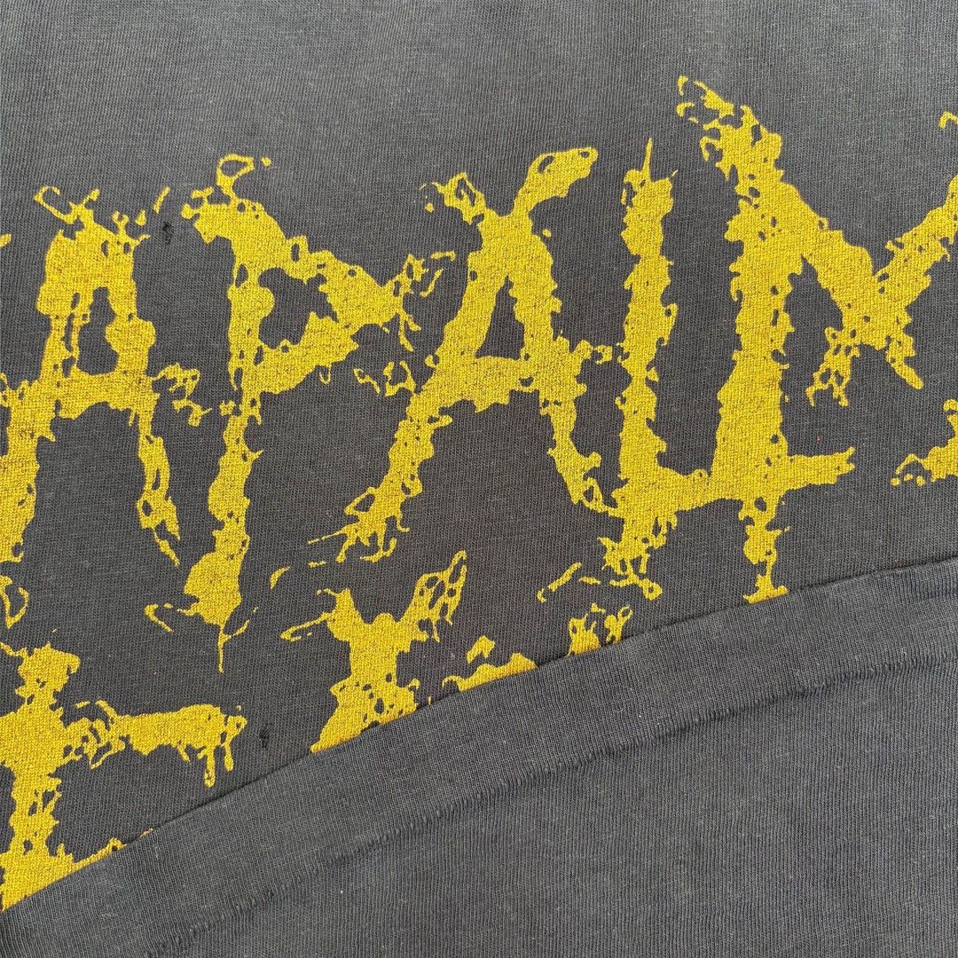 Band Tees Napalm Death 1990 90s Vintage Harmony Corruption T-Shirt Size US L / EU 52-54 / 3 - 6 Thumbnail