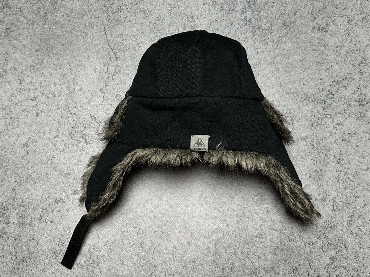 Le Coq Sportif Le Coq Sportif Y2K Fuzzy Ushanka Beanie Hat Mohair Faux Fur Size ONE SIZE - 6 Thumbnail