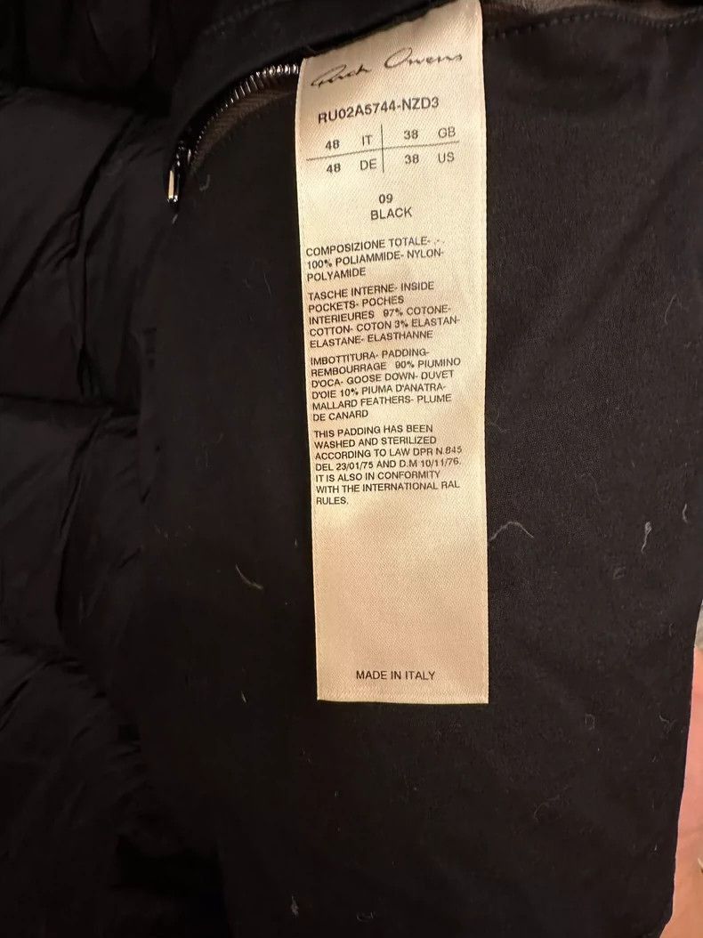 Rick Owens Rick Owens Weibo down jacket-2505 Size US L / EU 52-54 / 3 - 4 Thumbnail