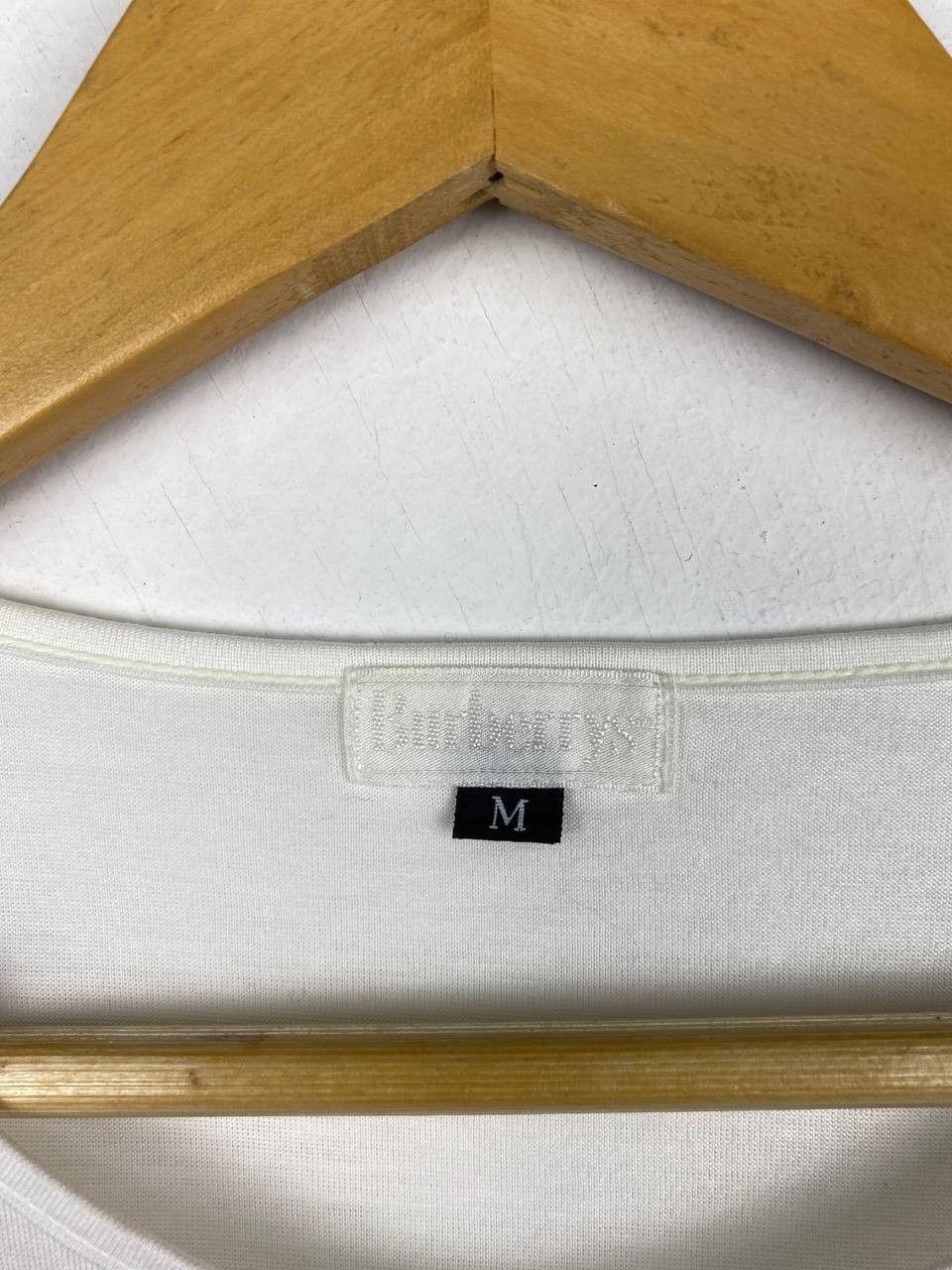 Burberry vintage burberrys plain white tee Size US M / EU 48-50 / 2 - 3 Thumbnail