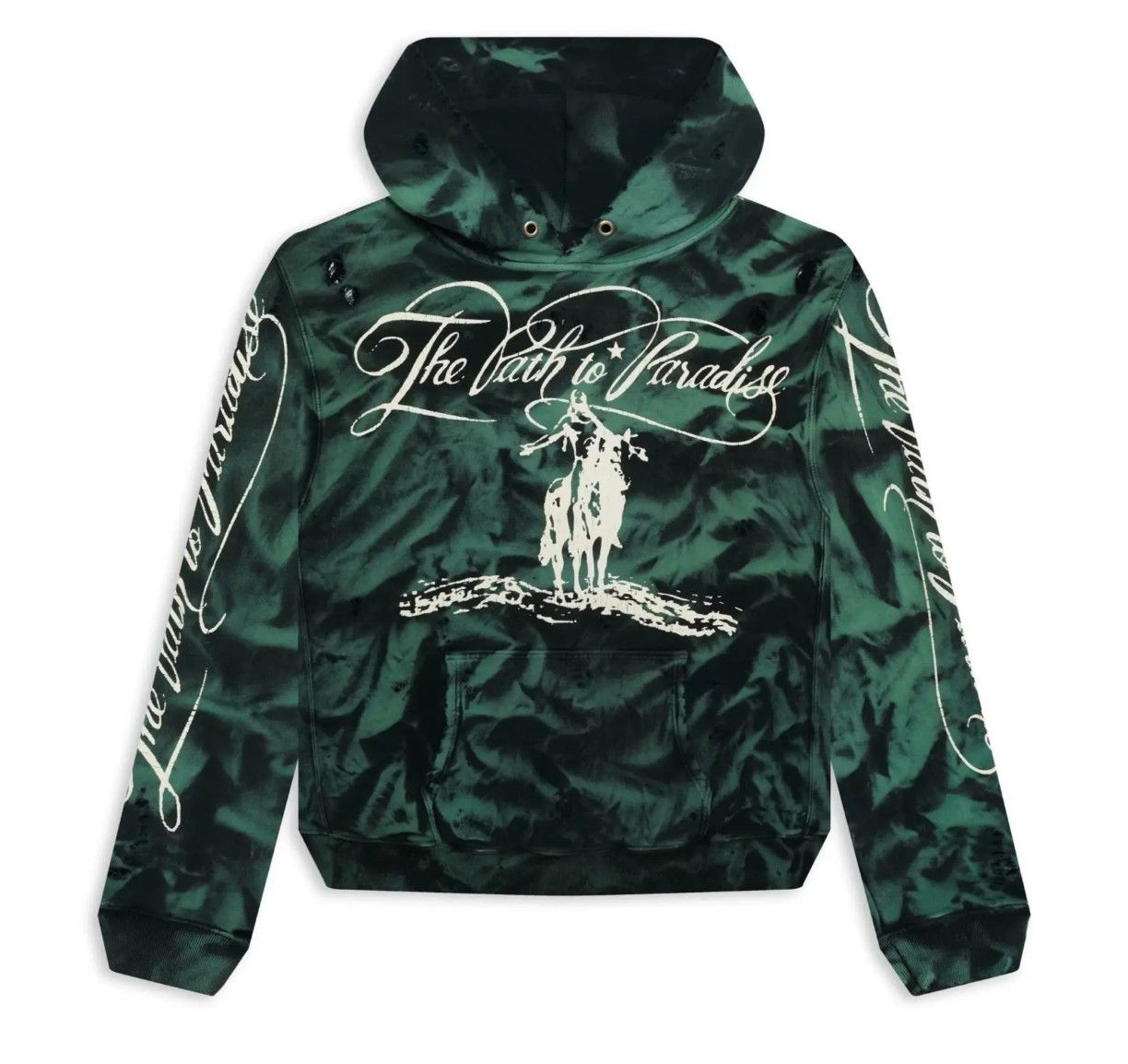 HELLSTAR Studios Green Marble Paradise Hoodie Size US M / EU 48-50 / 2 - 1 Thumbnail