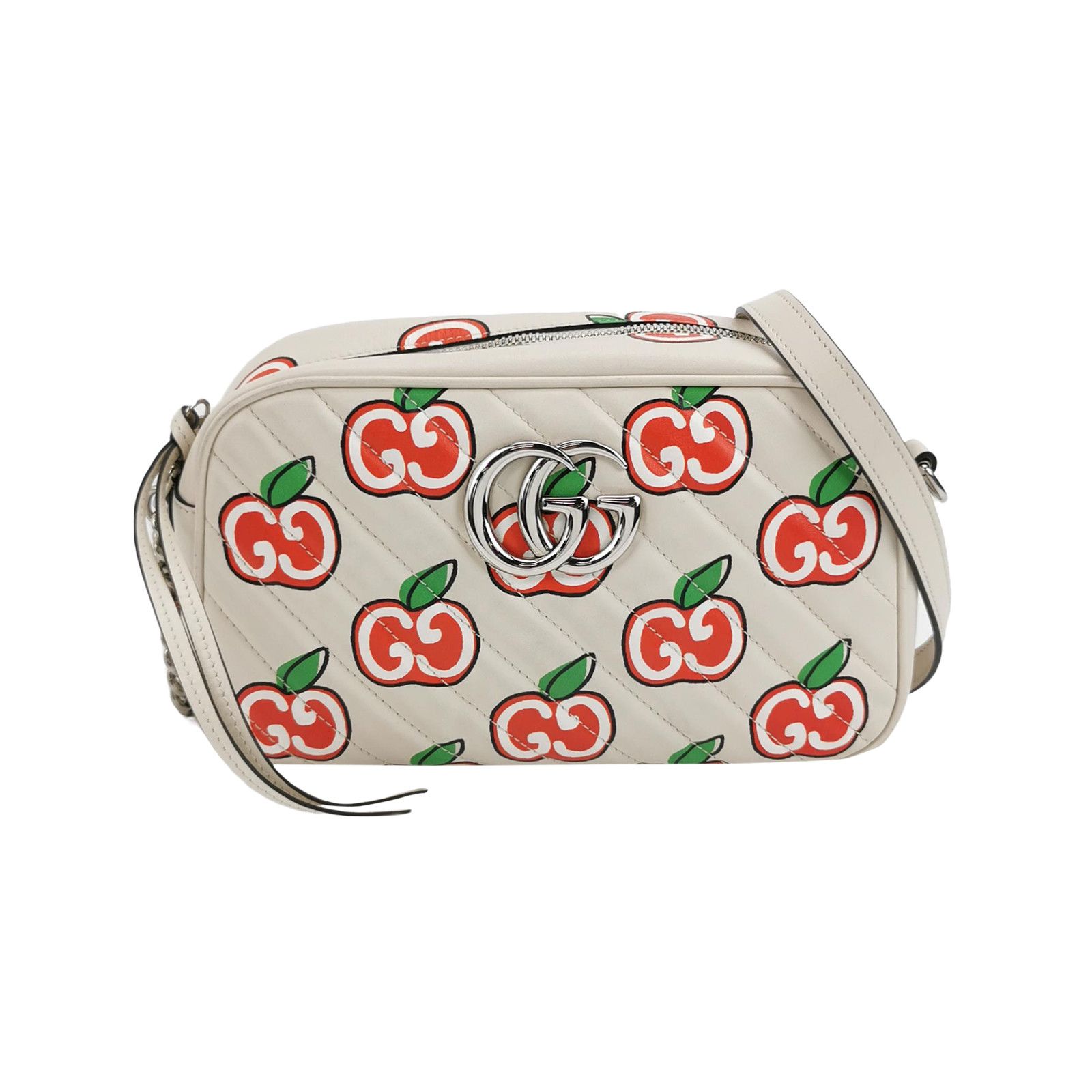 Gucci Gucci GG Marmont Apple Print Shoulder Bag Size ONE SIZE Size ONE SIZE - 1 Thumbnail