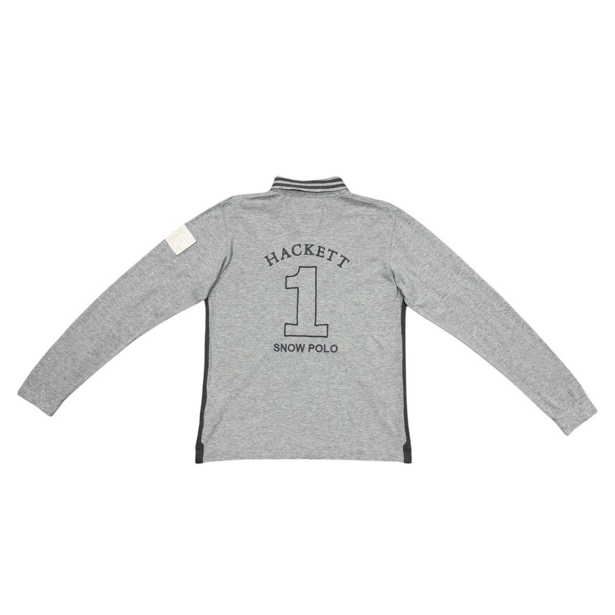 Hackett Hackett London Tailored Fit Embroidered Logo Snow Polo Shirt Size US M / EU 48-50 / 2 - 1 Thumbnail