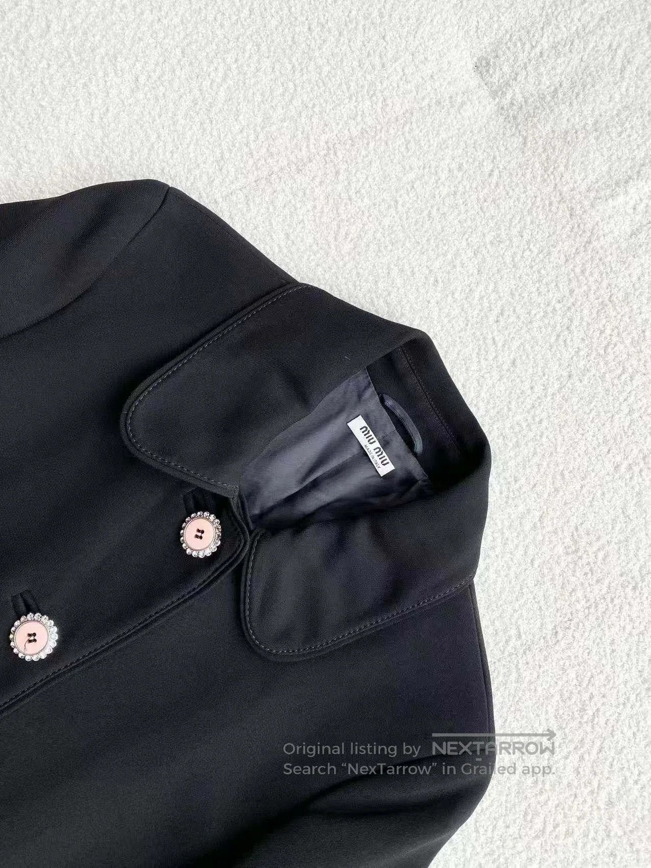 Miu Miu Miu Miu Black skirt| Size XS / US 0-2 / IT 36-38 - 4 Thumbnail