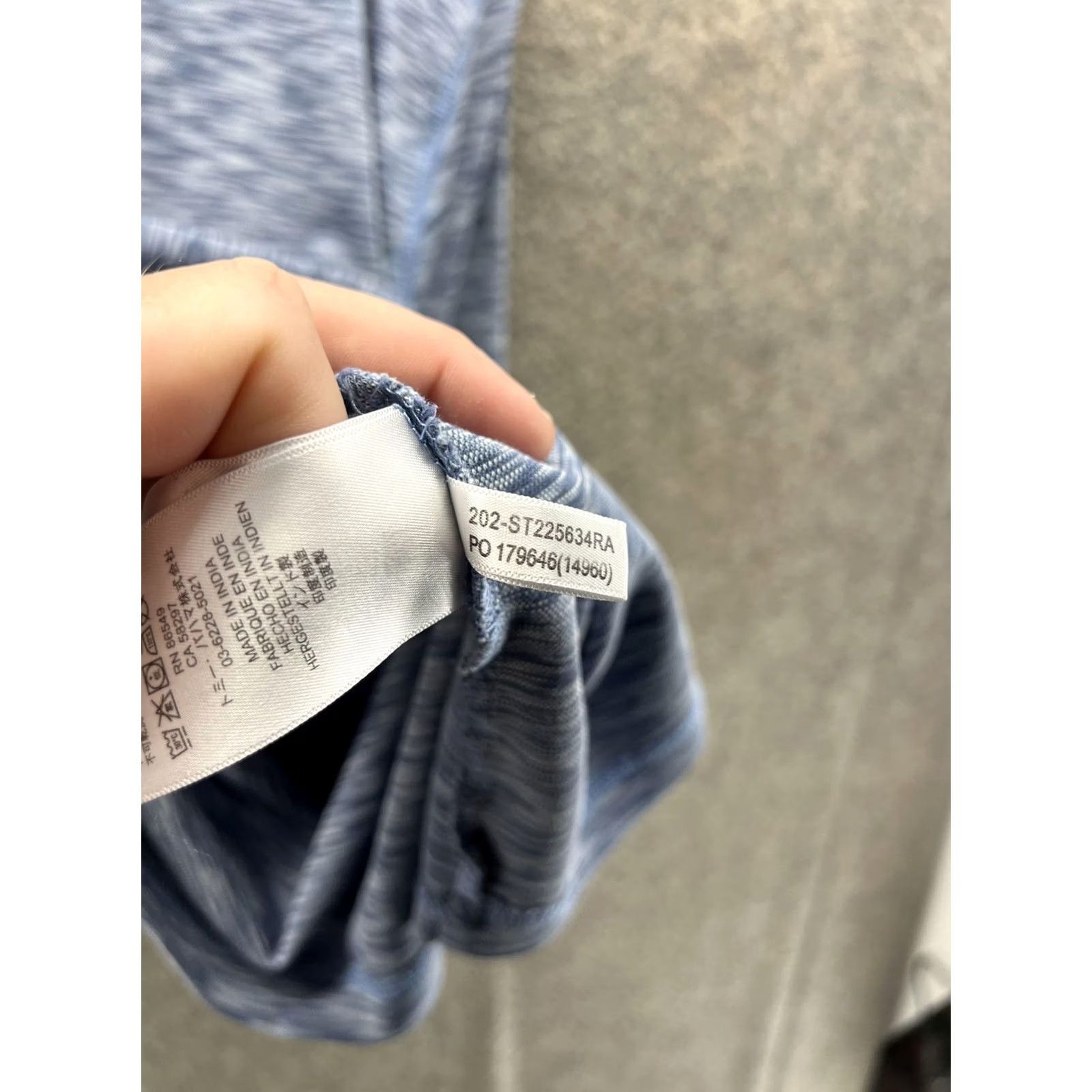 Tommy Bahama Tommy Bahama Polo Shirt Mens XL Blue Stripe Knit Heather Supima Cotton Blend Polo Shirt Short Sleeve Casual Size US XL / EU 56 / 4 - 3 Thumbnail