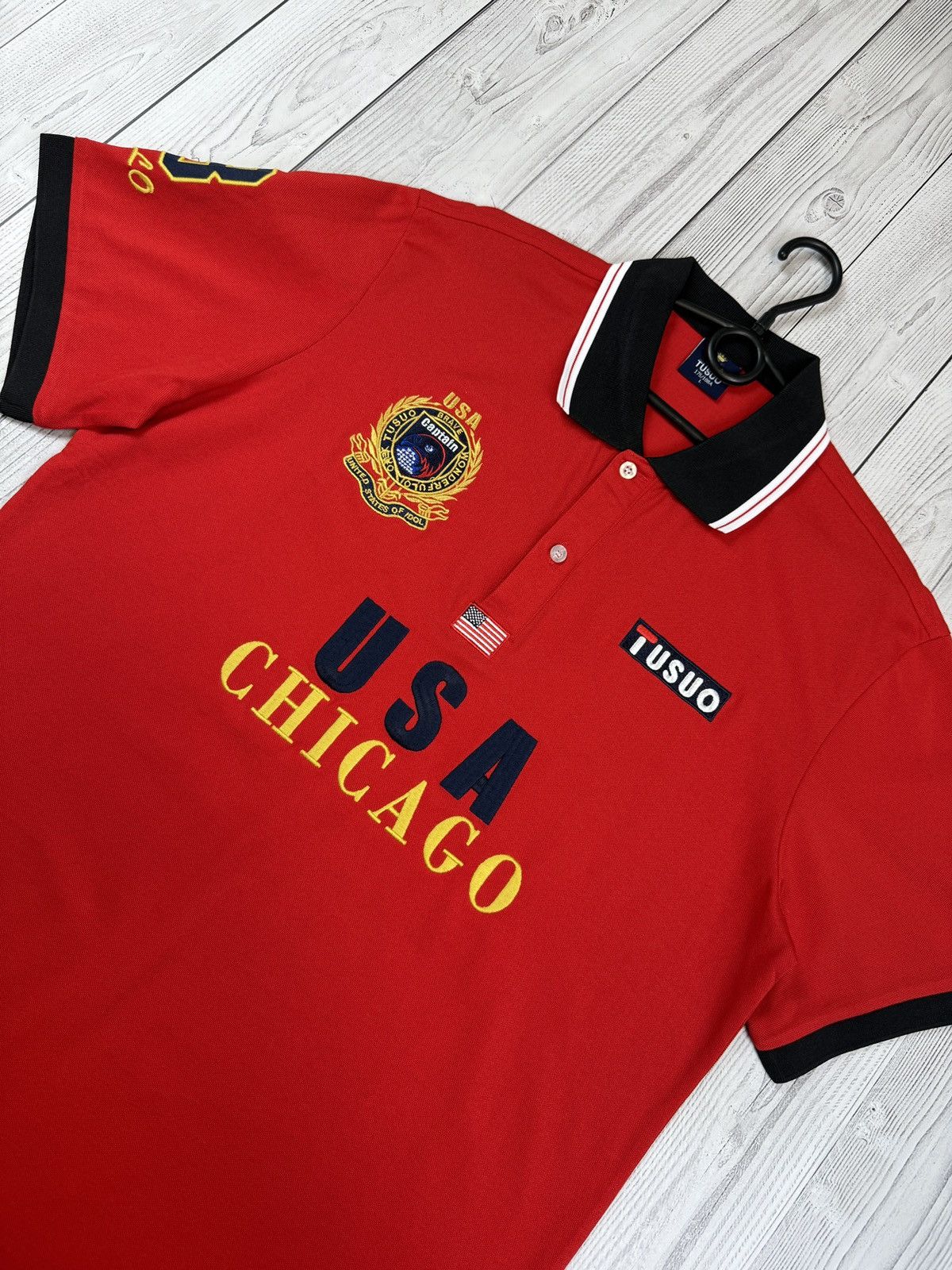 Other Polo Chicago USA big logo American design Shirt Tusou Size US L / EU 52-54 / 3 - 2 Thumbnail